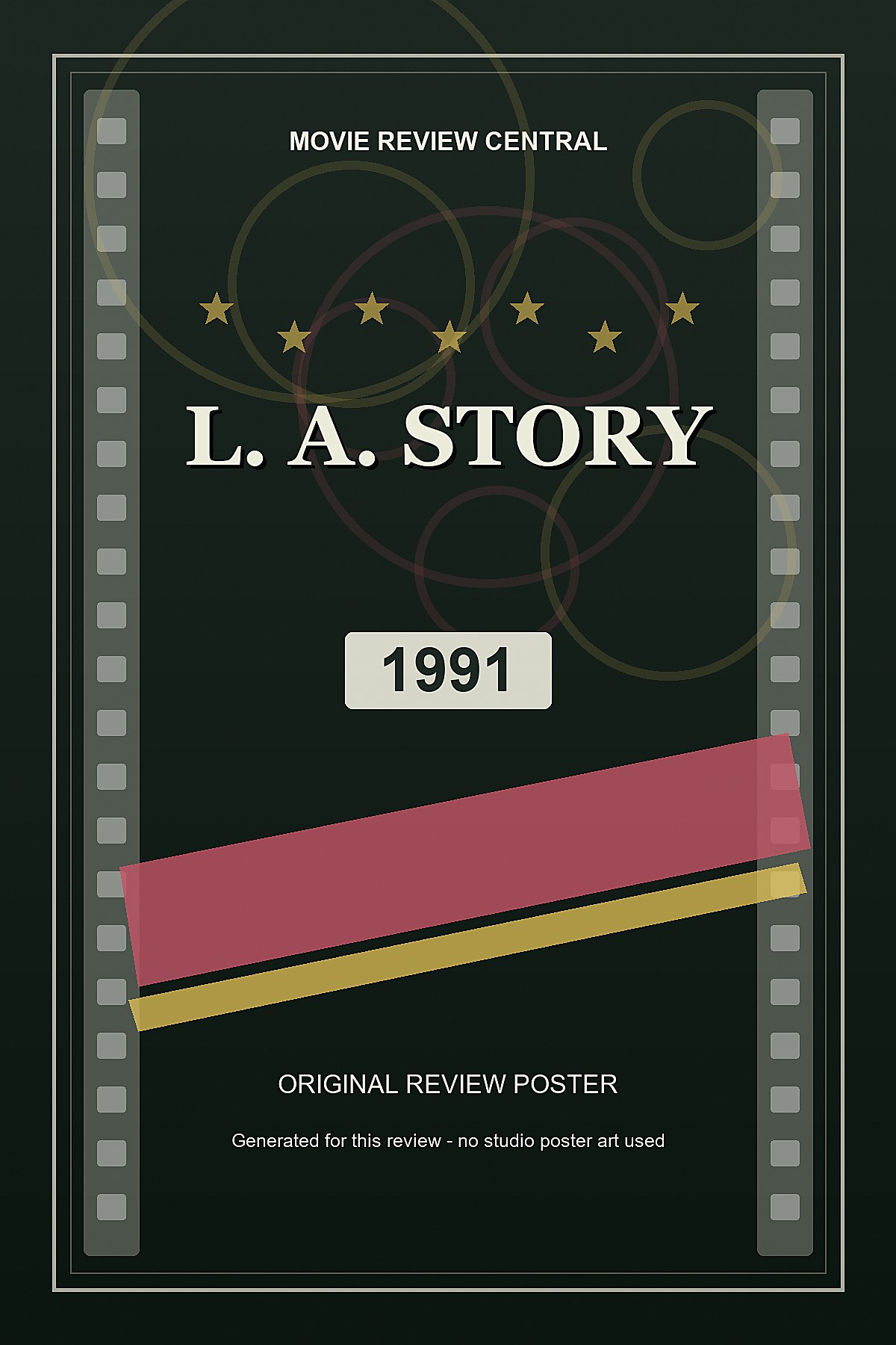 L. A. Story (1991) - original review poster