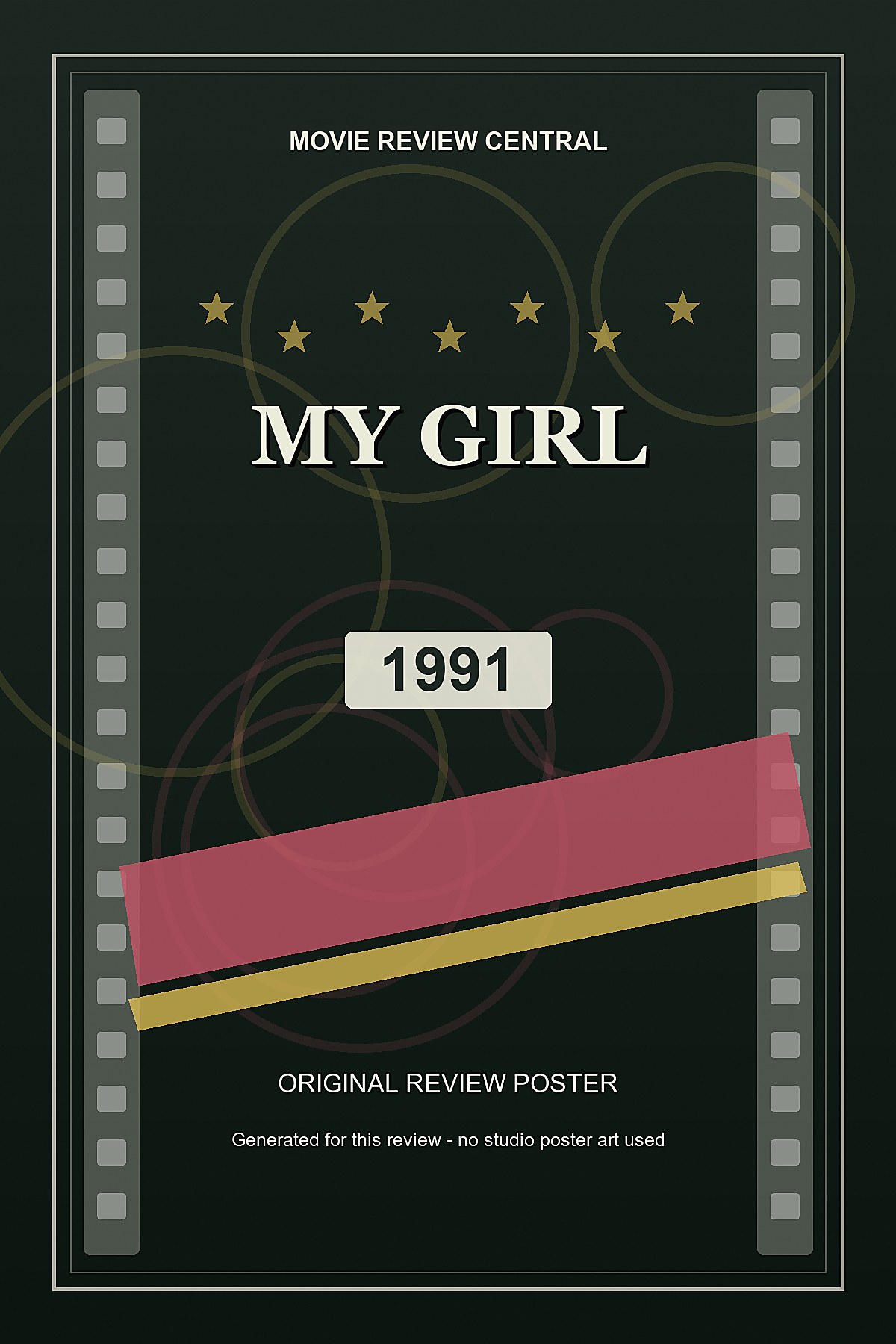 My Girl (1991) - original review poster