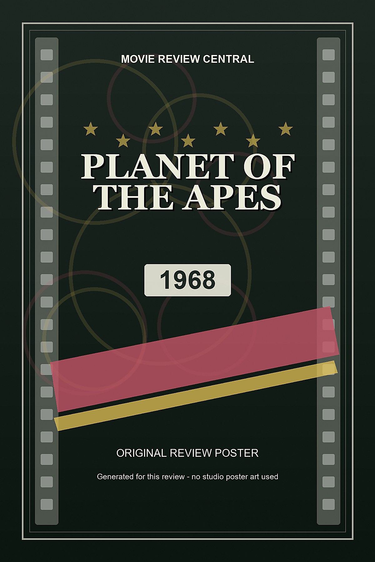 Planet of the Apes (1968) - original review poster