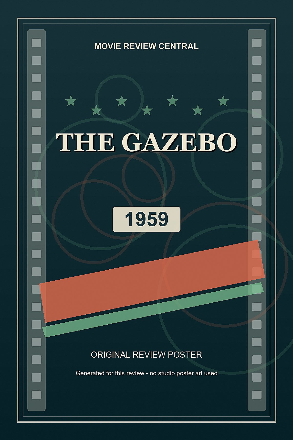 The Gazebo (1959) - original review poster