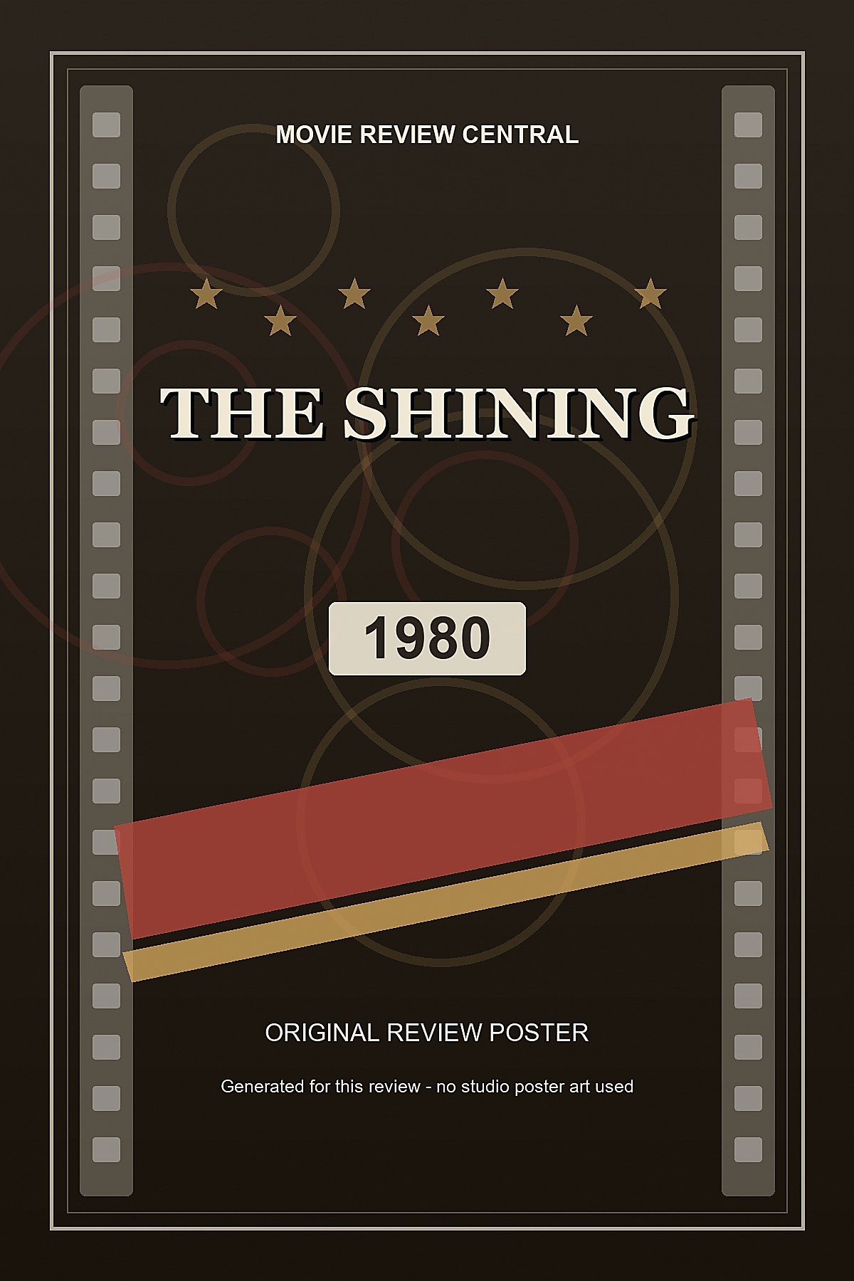 The Shining (1980) - original review poster
