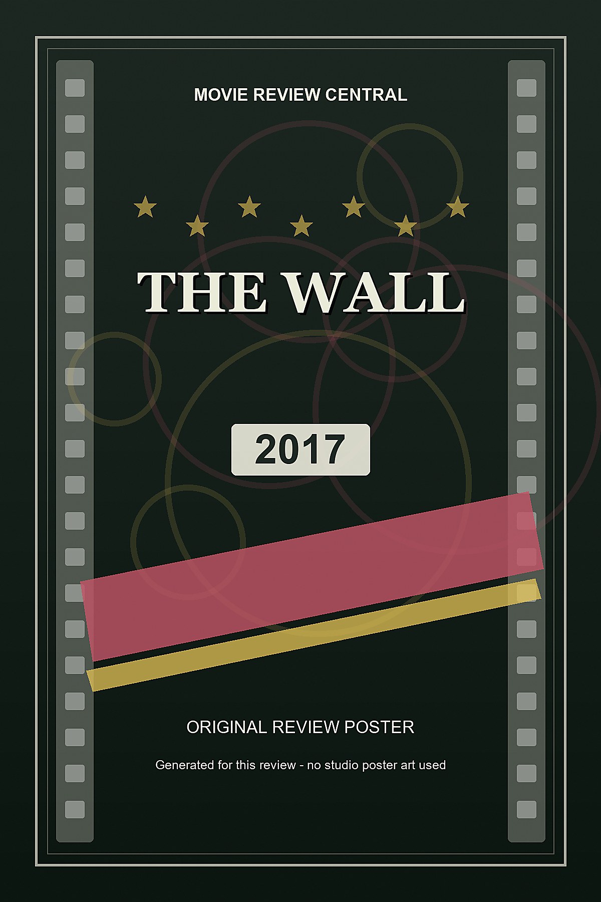 The Wall (2017) - original review poster