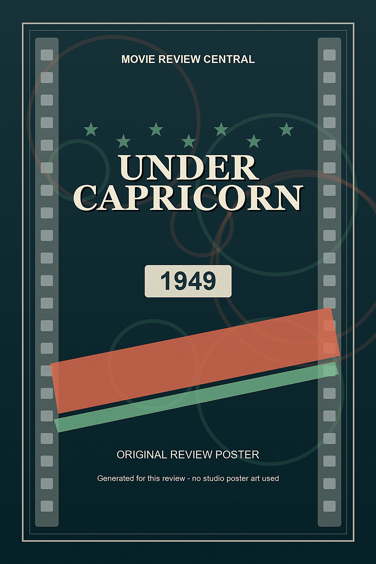 Under Capricorn (1949) - original review poster
