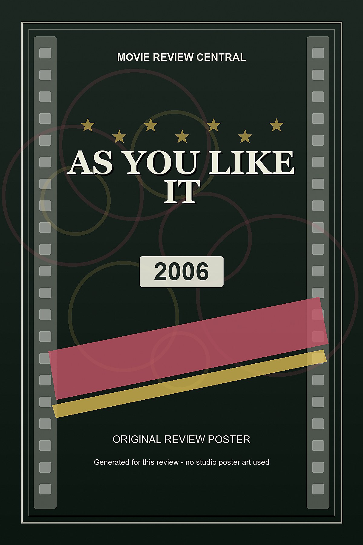 As You Like It (2006) - original review poster As You Like It (2006) - original review poster