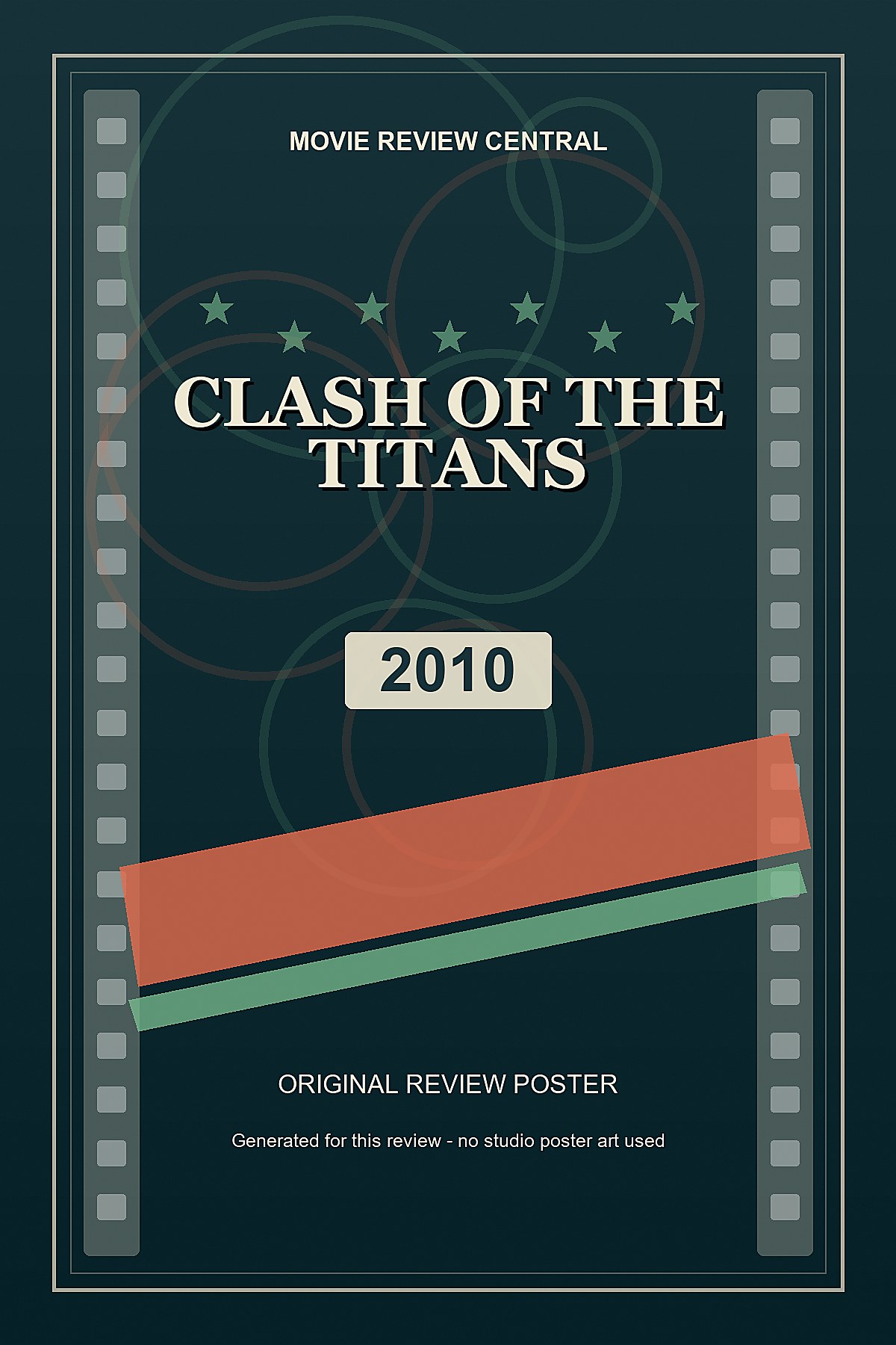 Clash of the Titans (2010) - original review poster Clash of the Titans (2010) - original review poster