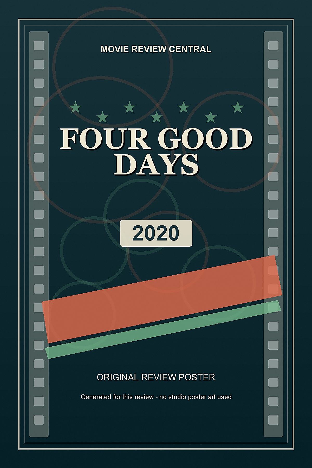 Four Good Days (2020) - original review poster