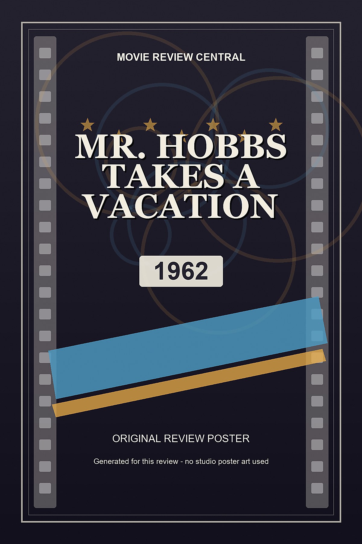Mr. Hobbs Takes a Vacation (1962) - original review poster Mr. Hobbs Takes a Vacation (1962) - original review poster