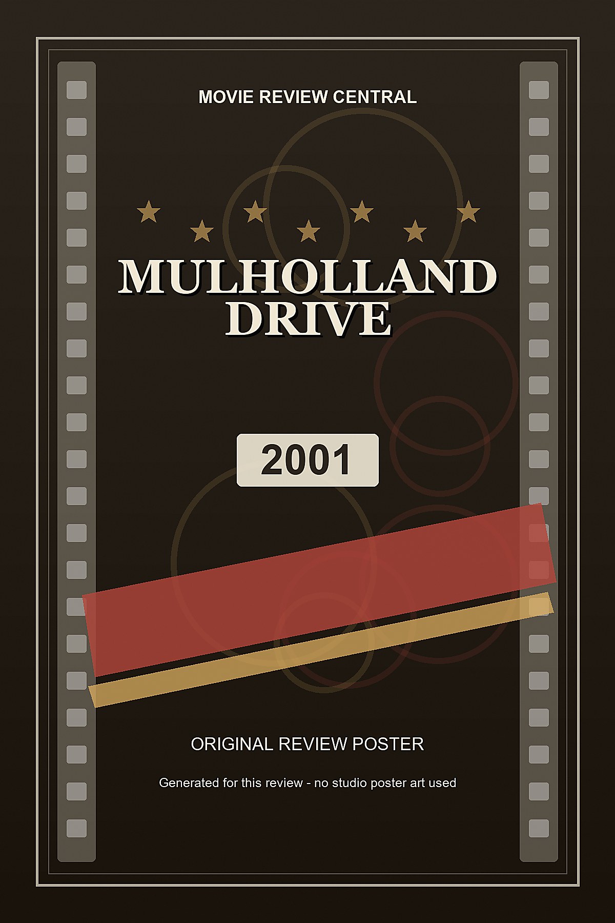 Mulholland Drive (2001) - original review poster Mulholland Drive (2001) - original review poster