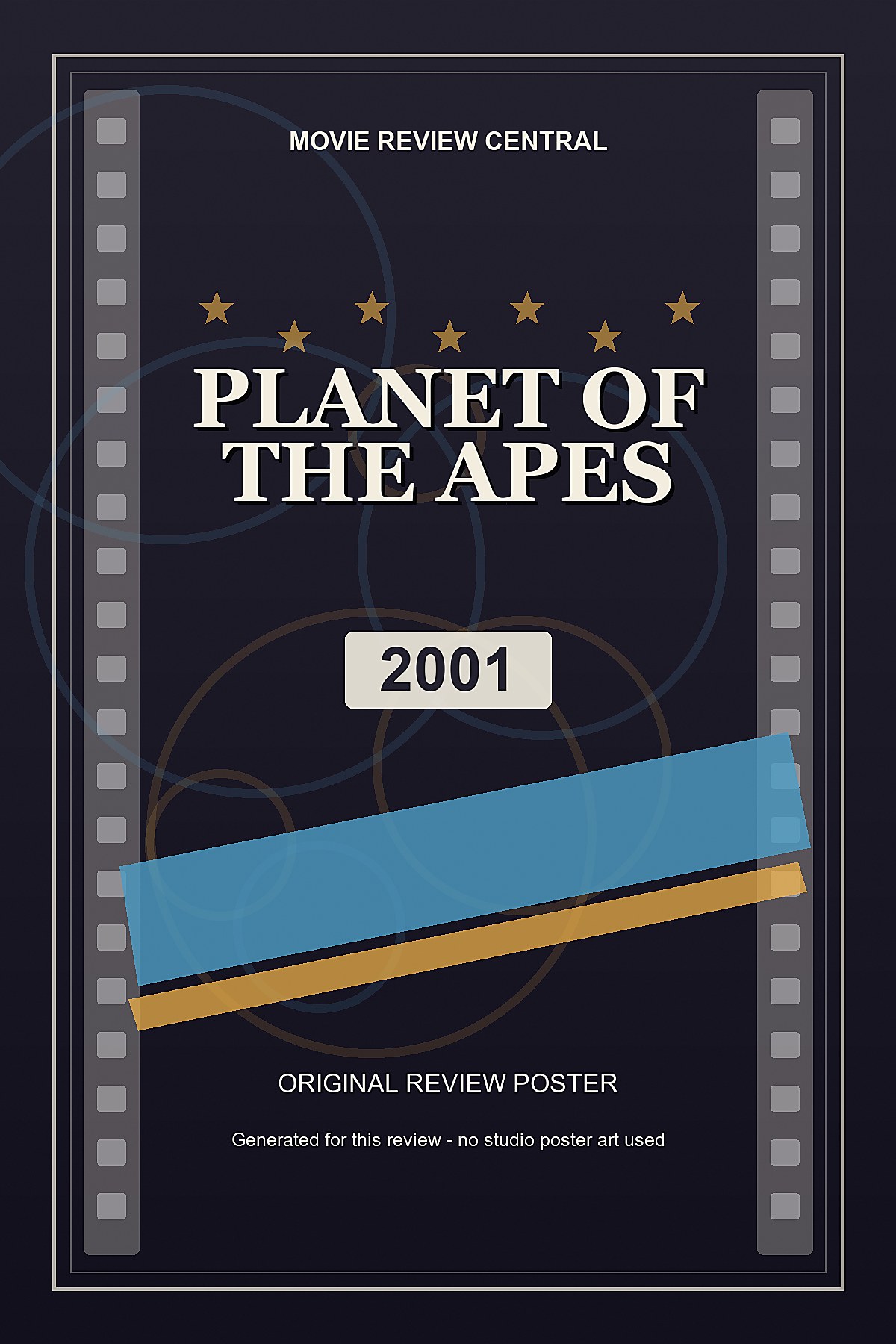 Planet of the Apes (2001) - original review poster Planet of the Apes (2001) - original review poster