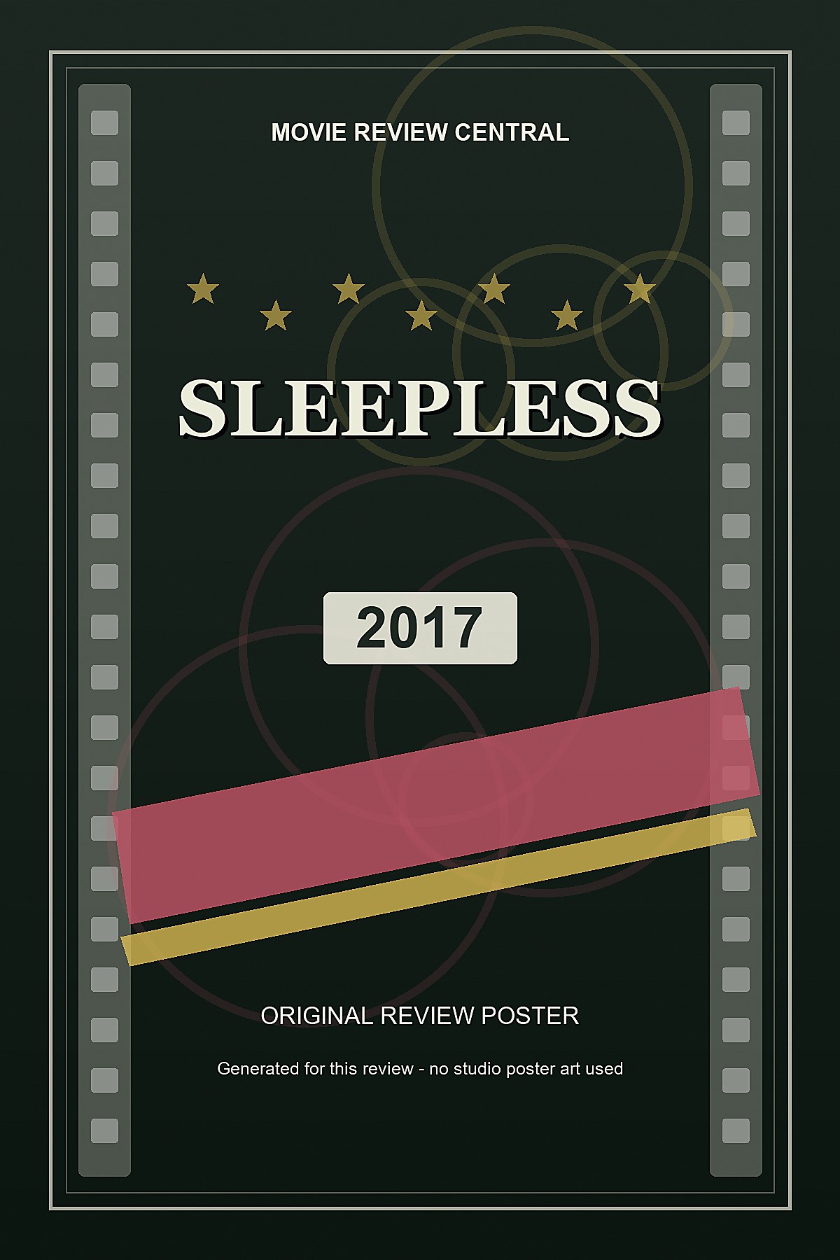Sleepless (2017) - original review poster Sleepless (2017) - original review poster