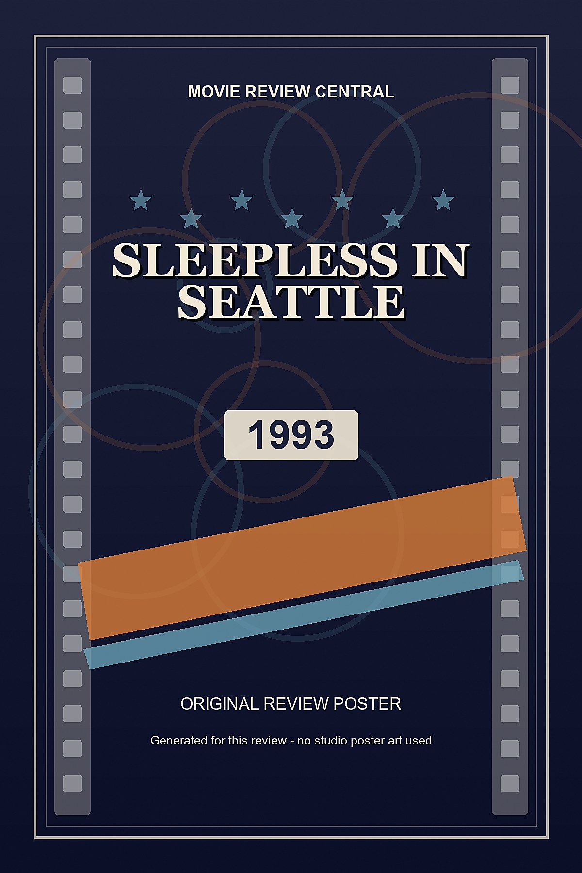 Sleepless in Seattle (1993) - original review poster Sleepless in Seattle (1993) - original review poster