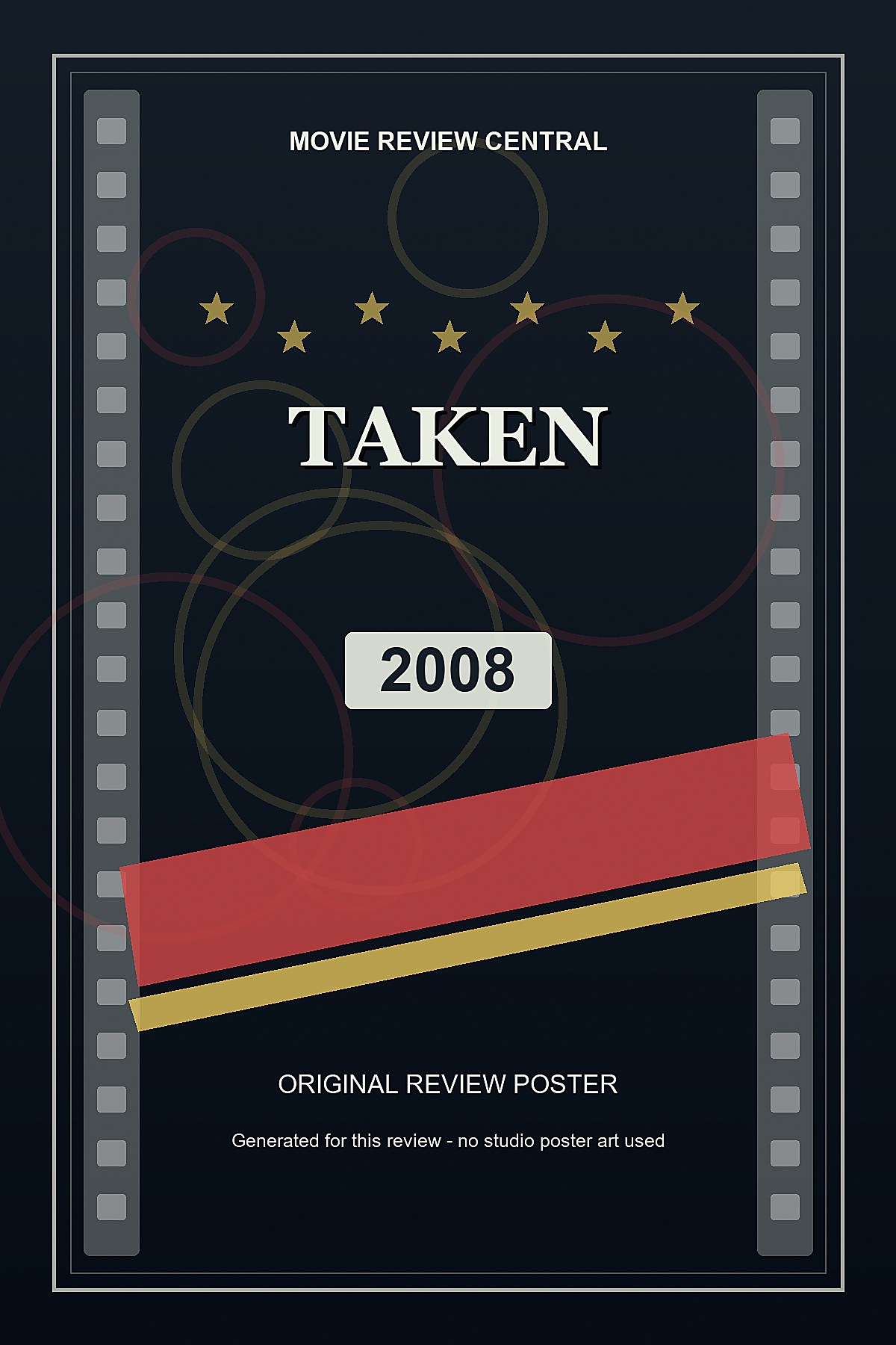 Taken (2008) - original review poster
