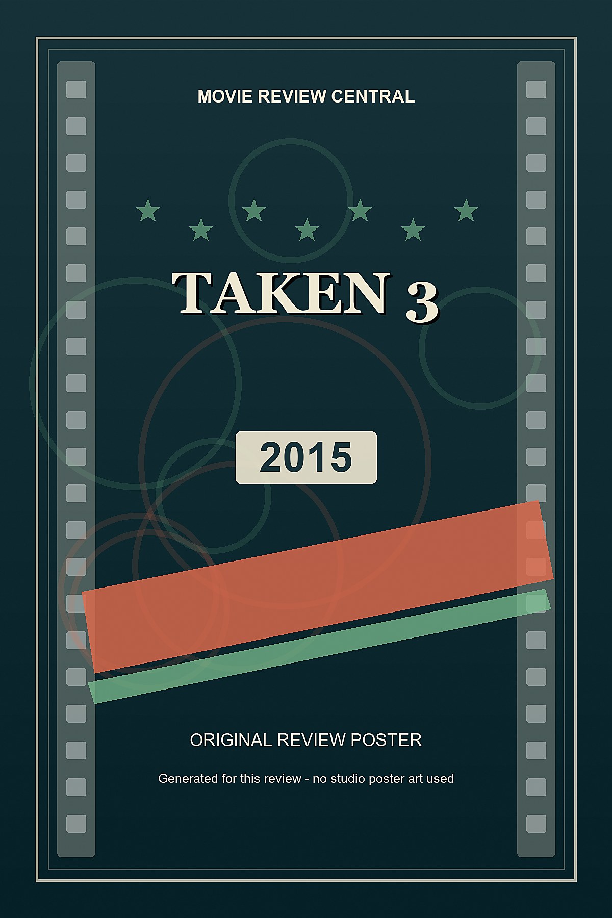 Taken 3 (2015) - original review poster