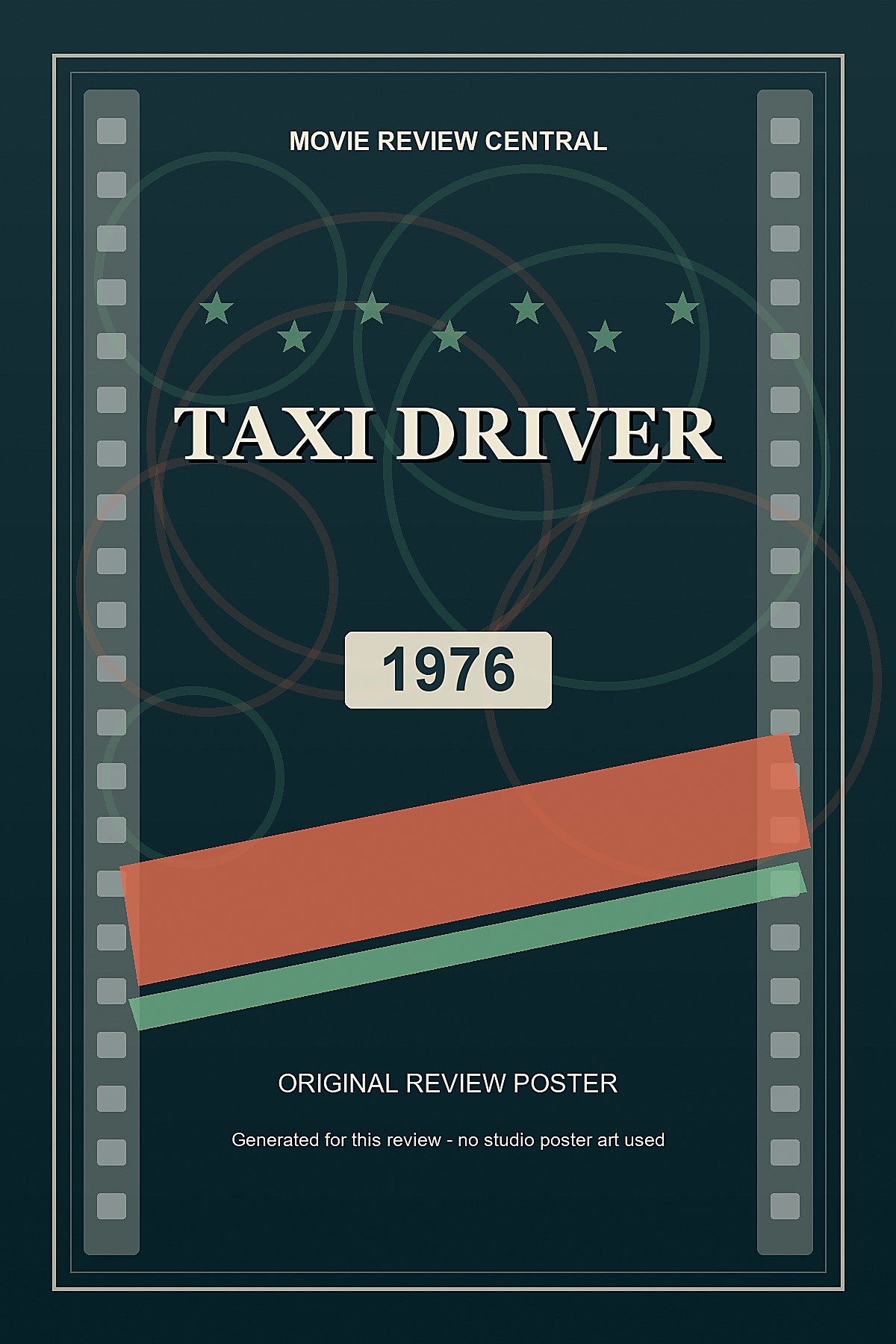 Taxi Driver (1976) - original review poster