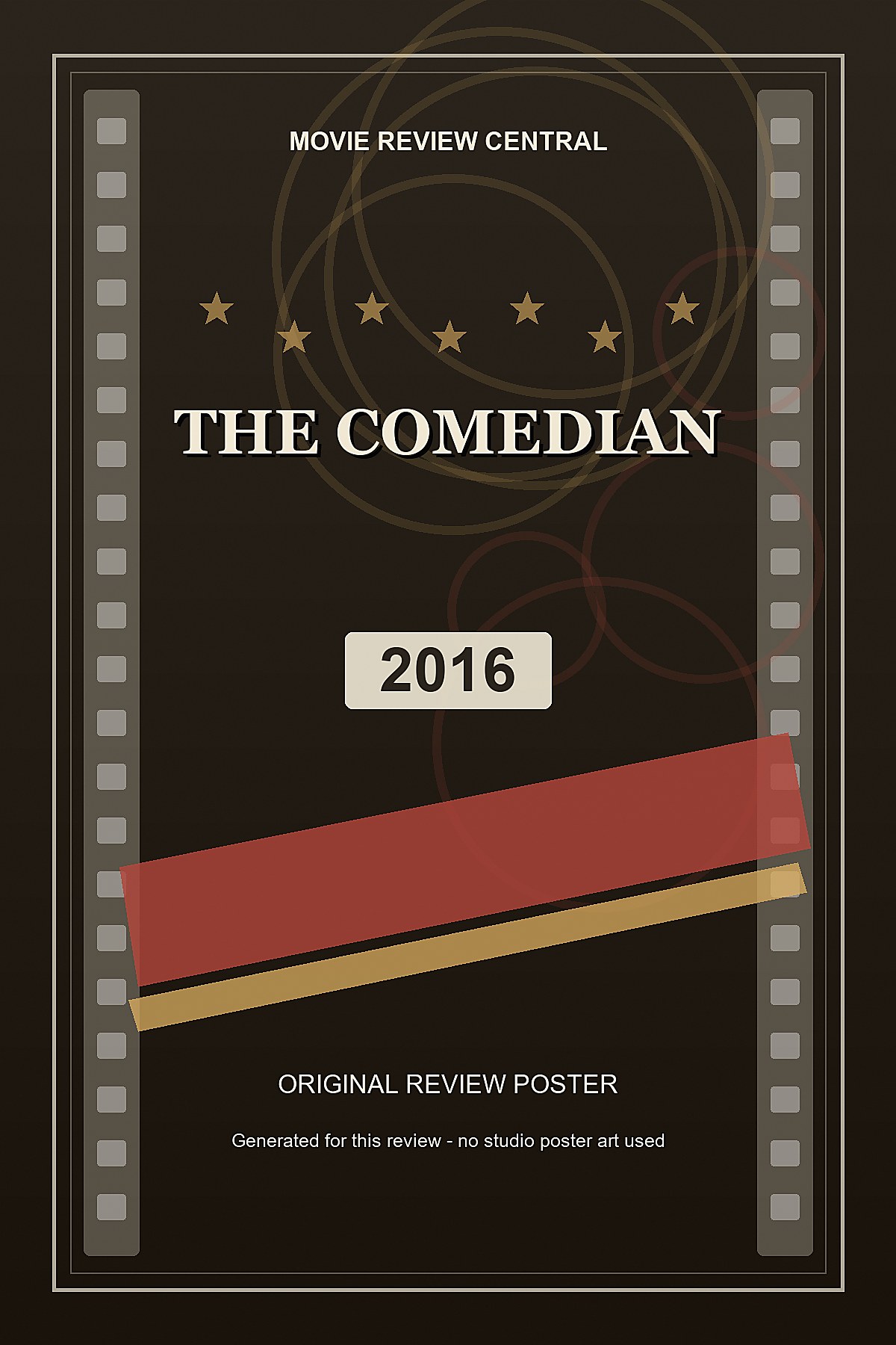 The Comedian (2016) - original review poster
