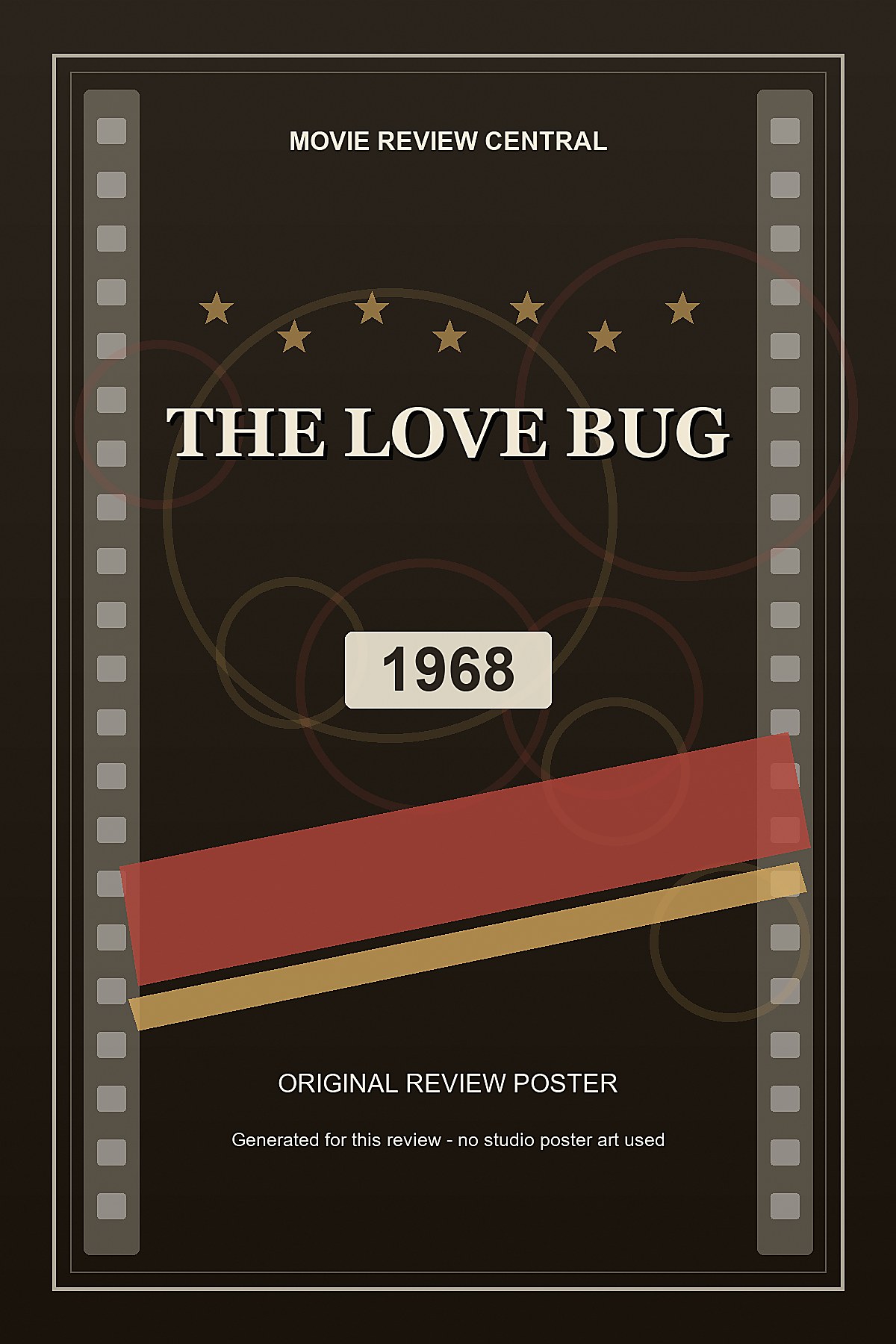 The Love Bug (1968) - original review poster