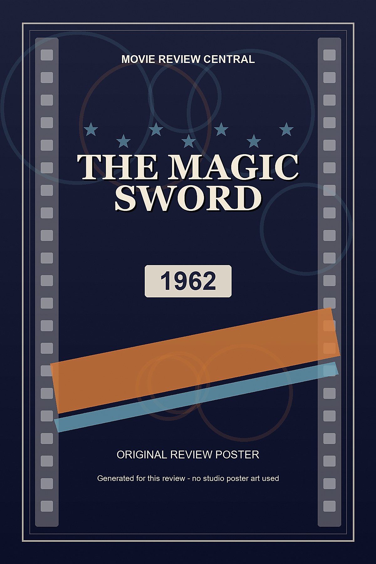 The Magic Sword (1962) - original review poster