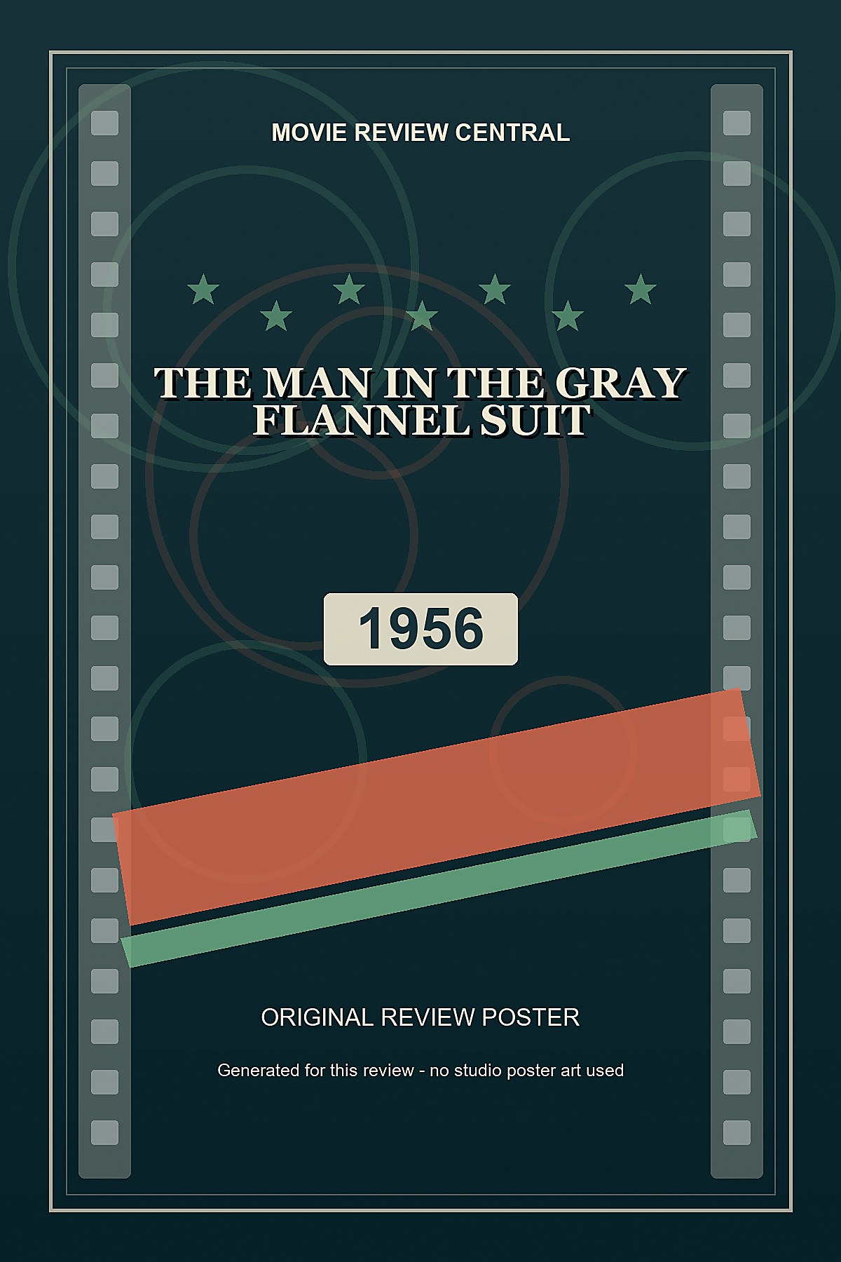 The Man in the Gray Flannel Suit (1956) - original review poster