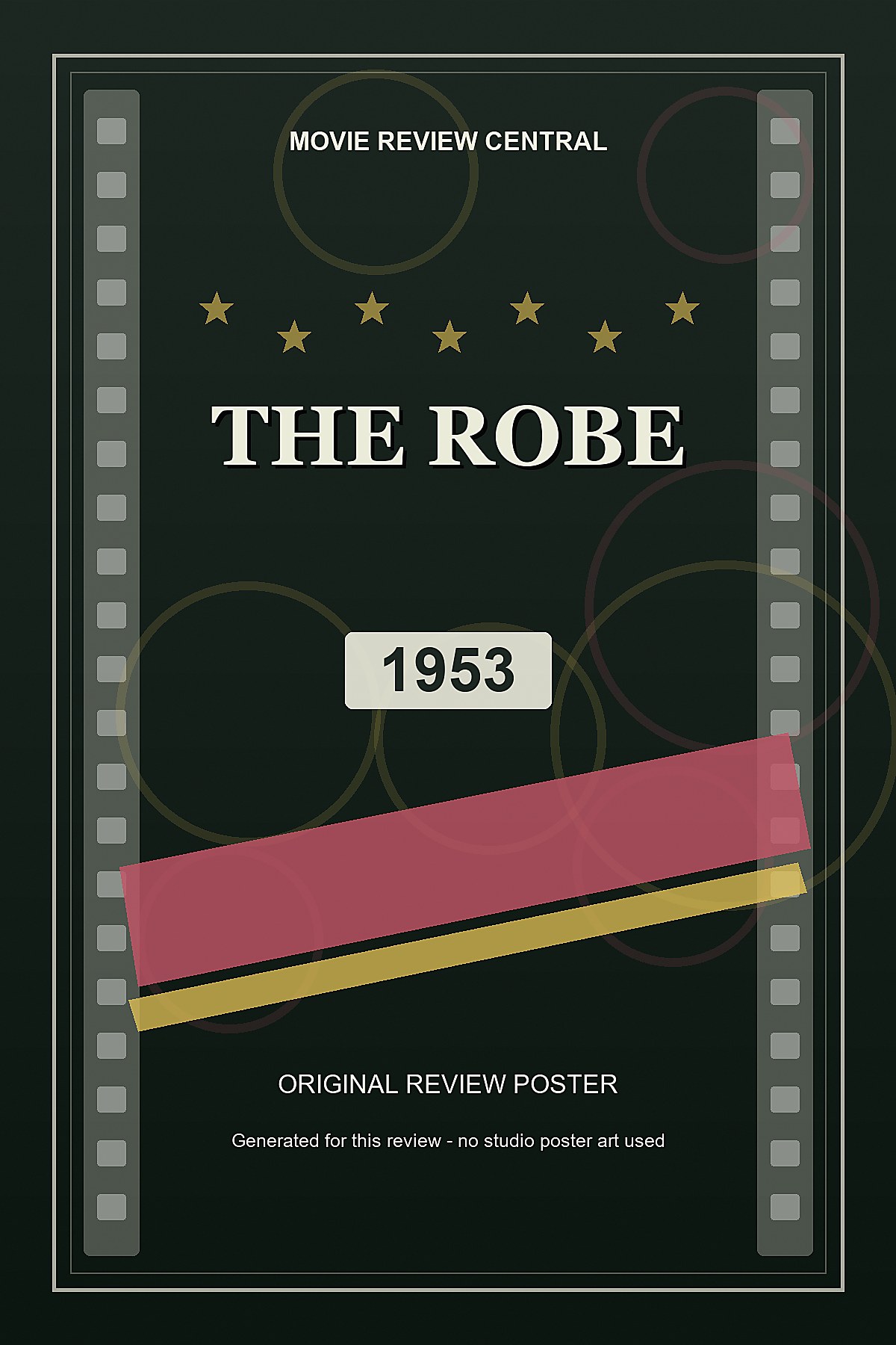The Robe (1953) - original review poster The Robe (1953) - original review poster
