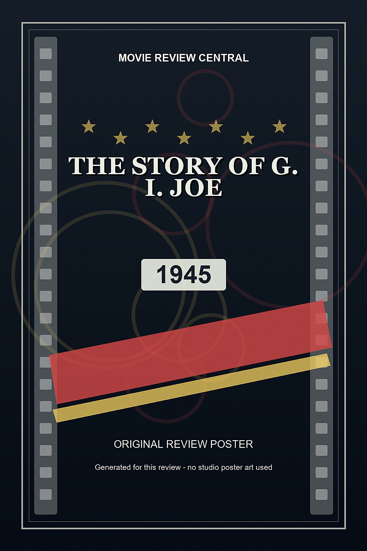 The Story of G. I. Joe (1945) - original review poster The Story of G. I. Joe (1945) - original review poster