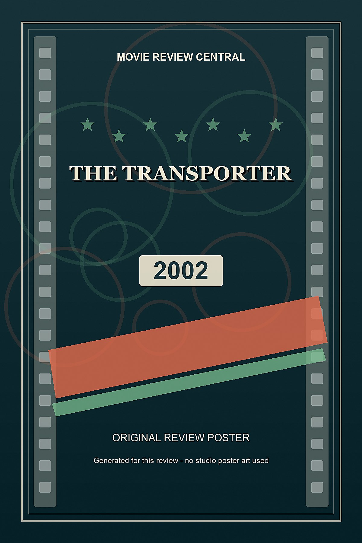 The Transporter (2002) - original review poster The Transporter (2002) - original review poster