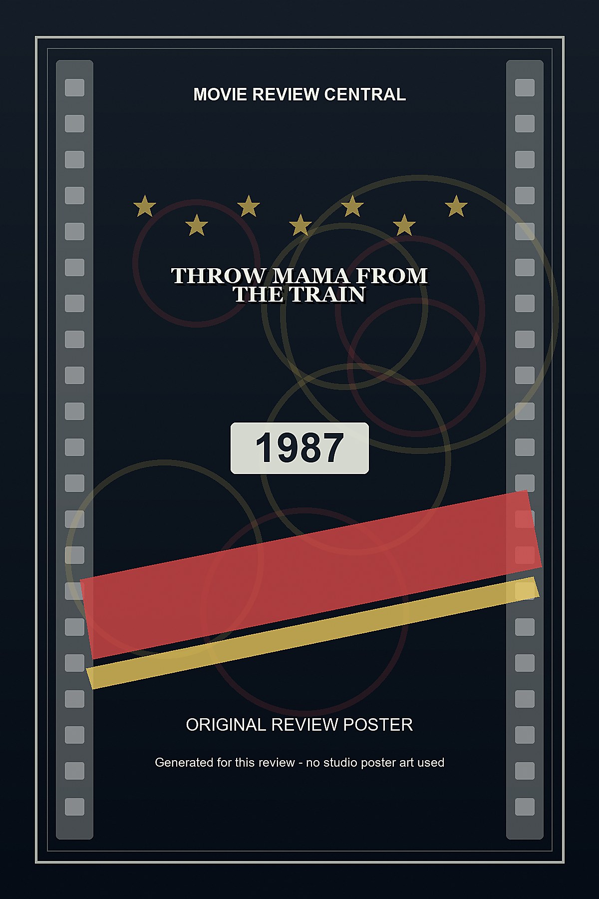 Throw Mama From the Train (1987) - original review poster Throw Mama From the Train (1987) - original review poster