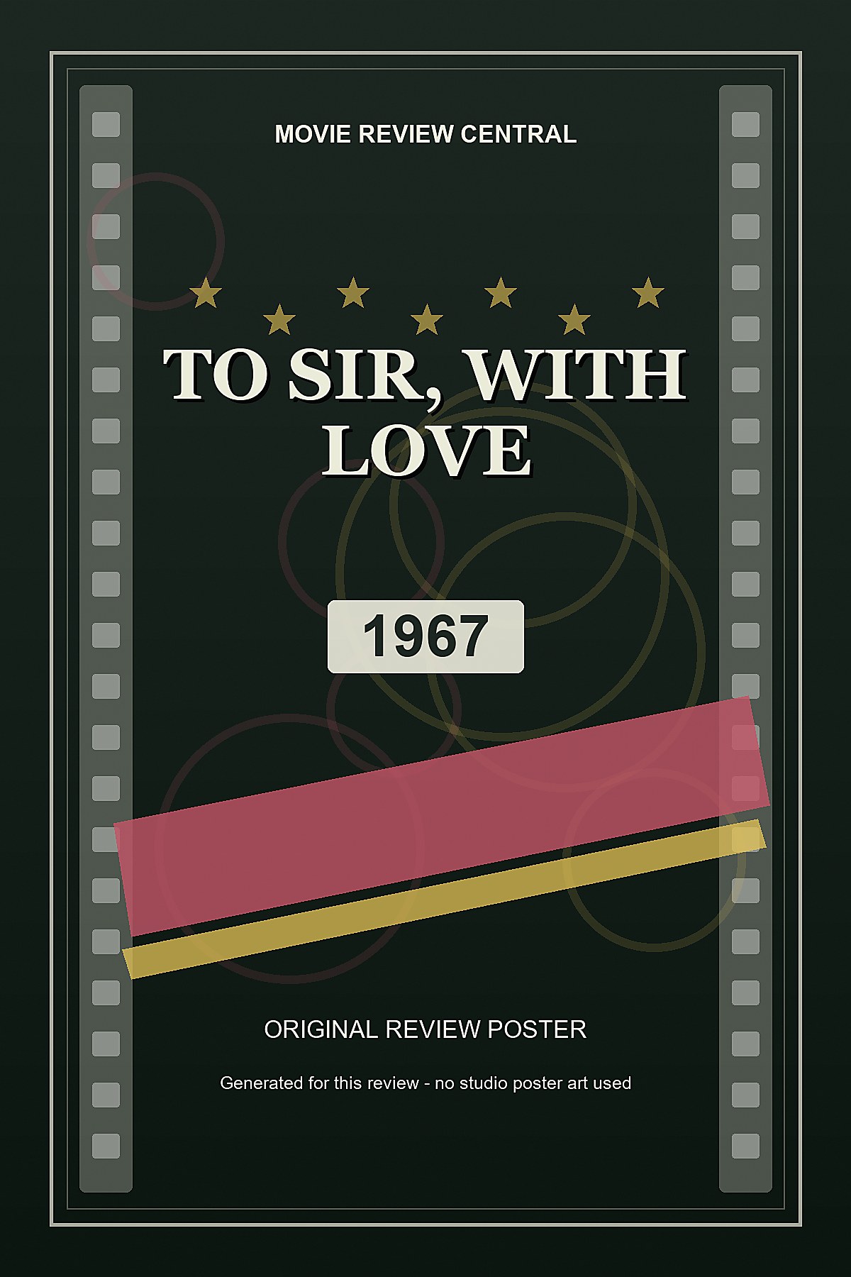 To Sir, With Love (1967) - original review poster