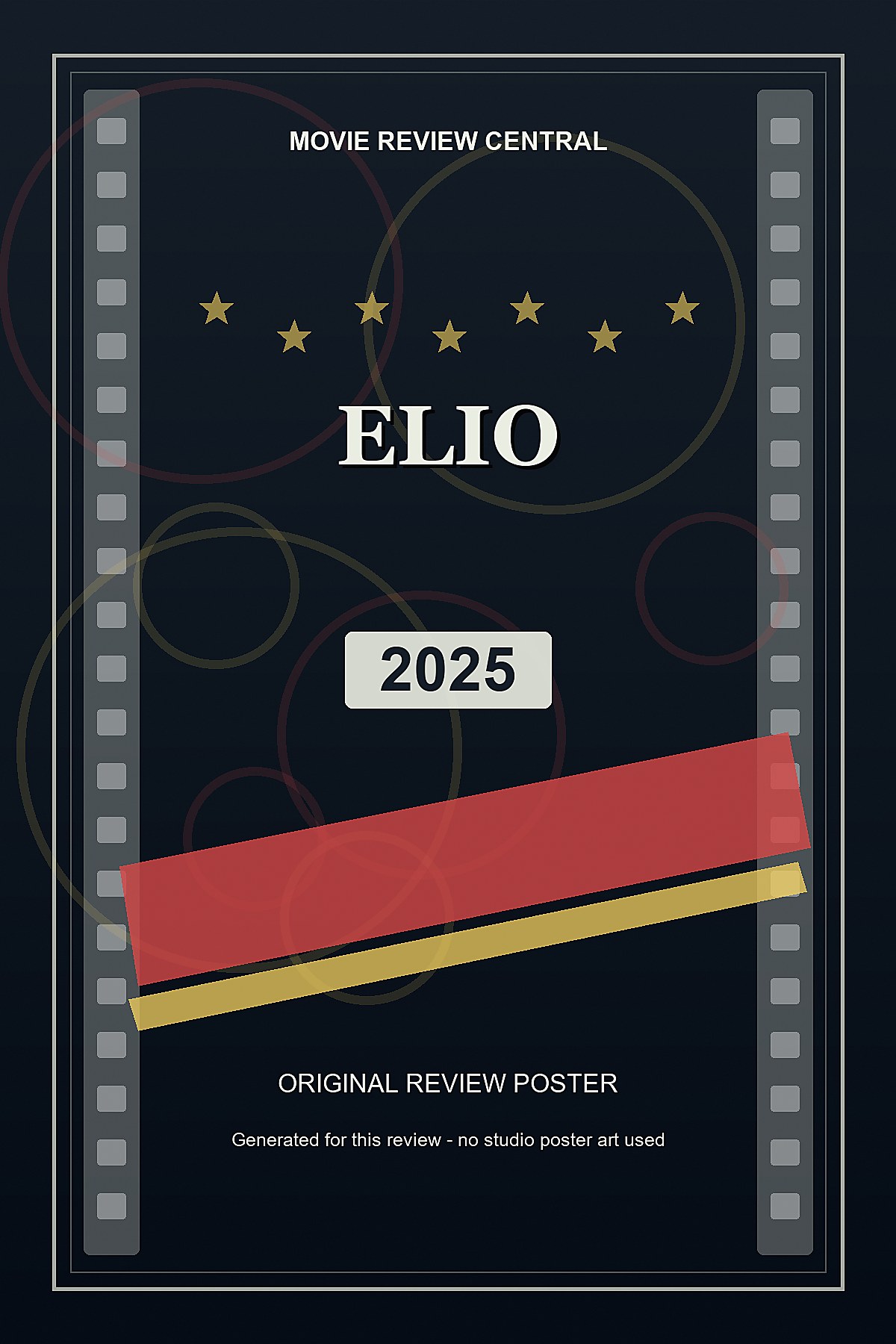 Elio (2025) - original review poster Elio (2025) - original review poster