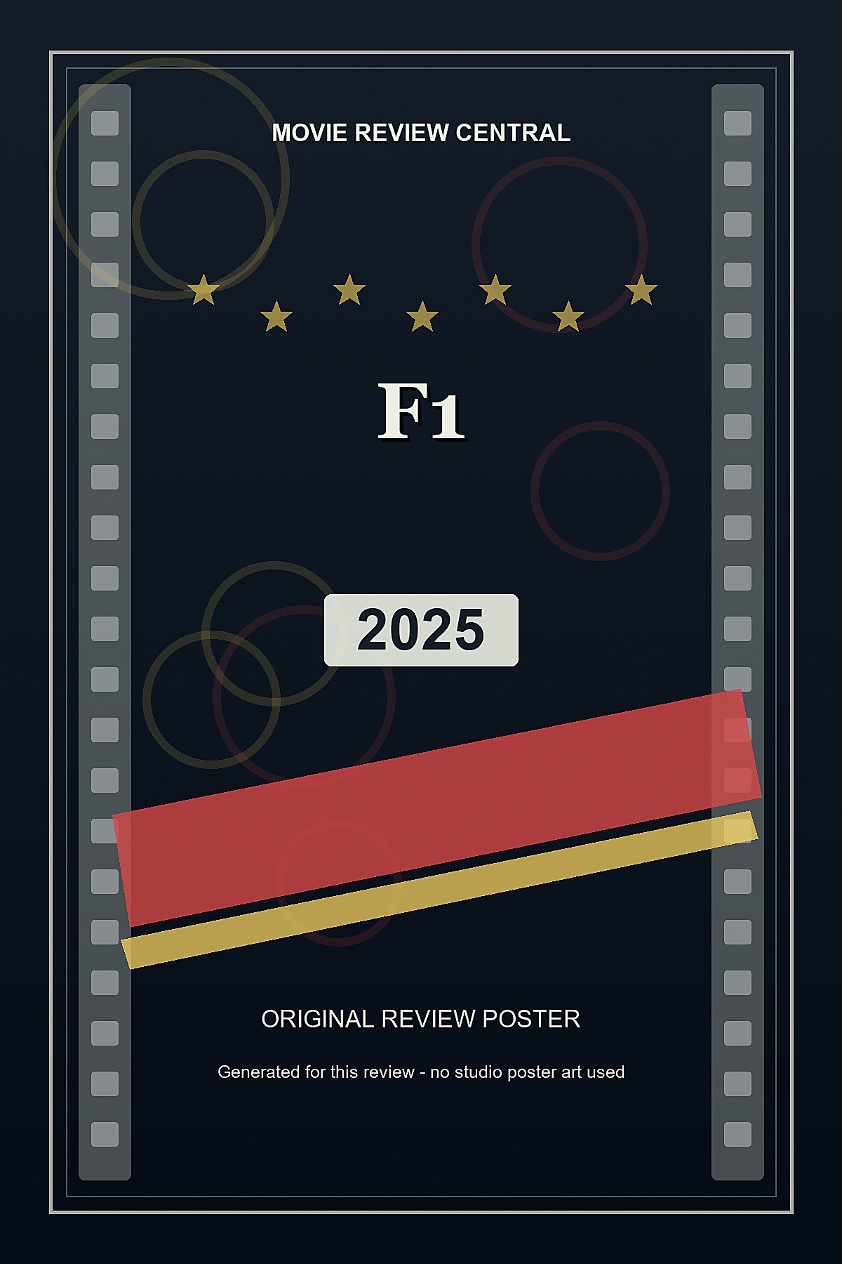 F1 (2025) - original review poster F1 (2025) - original review poster