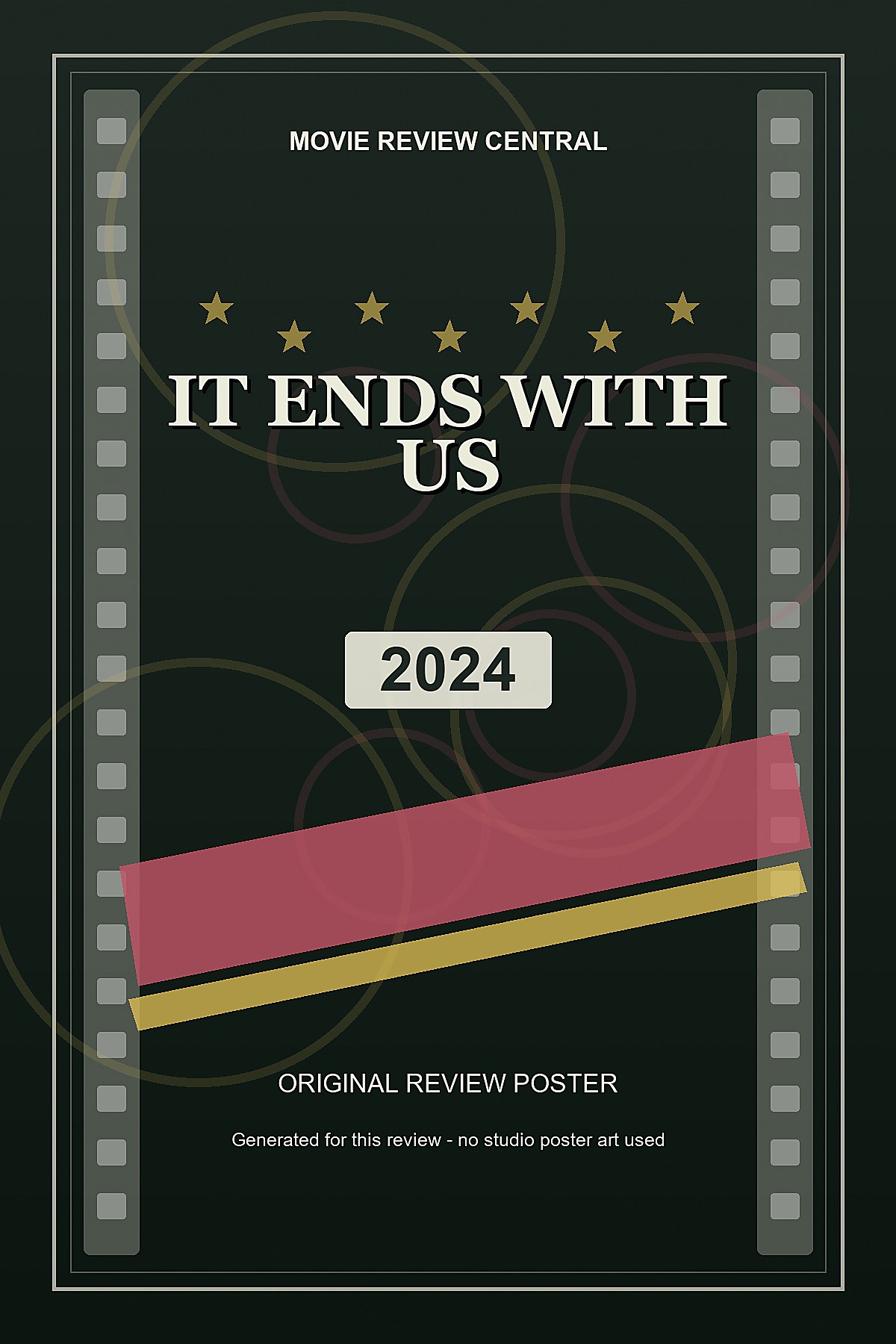 It Ends with Us (2024) - original review poster It Ends with Us (2024) - original review poster