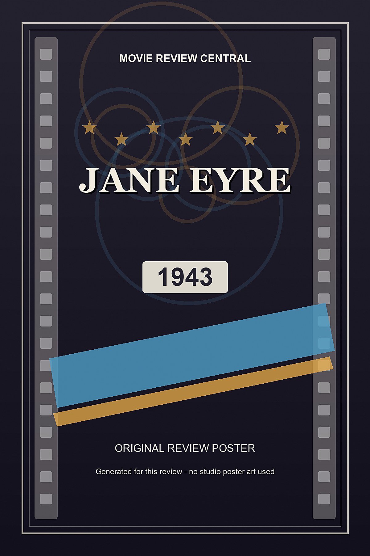Jane Eyre (1943) - original review poster Jane Eyre (1943) - original review poster