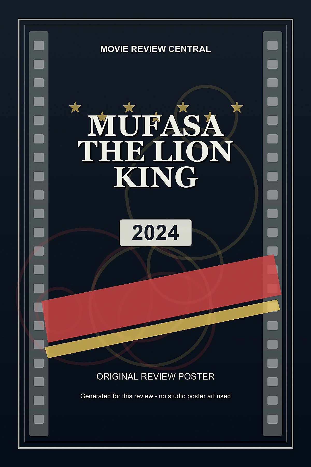 Mufasa: The Lion King (2024) - original review poster Mufasa: The Lion King (2024) - original review poster