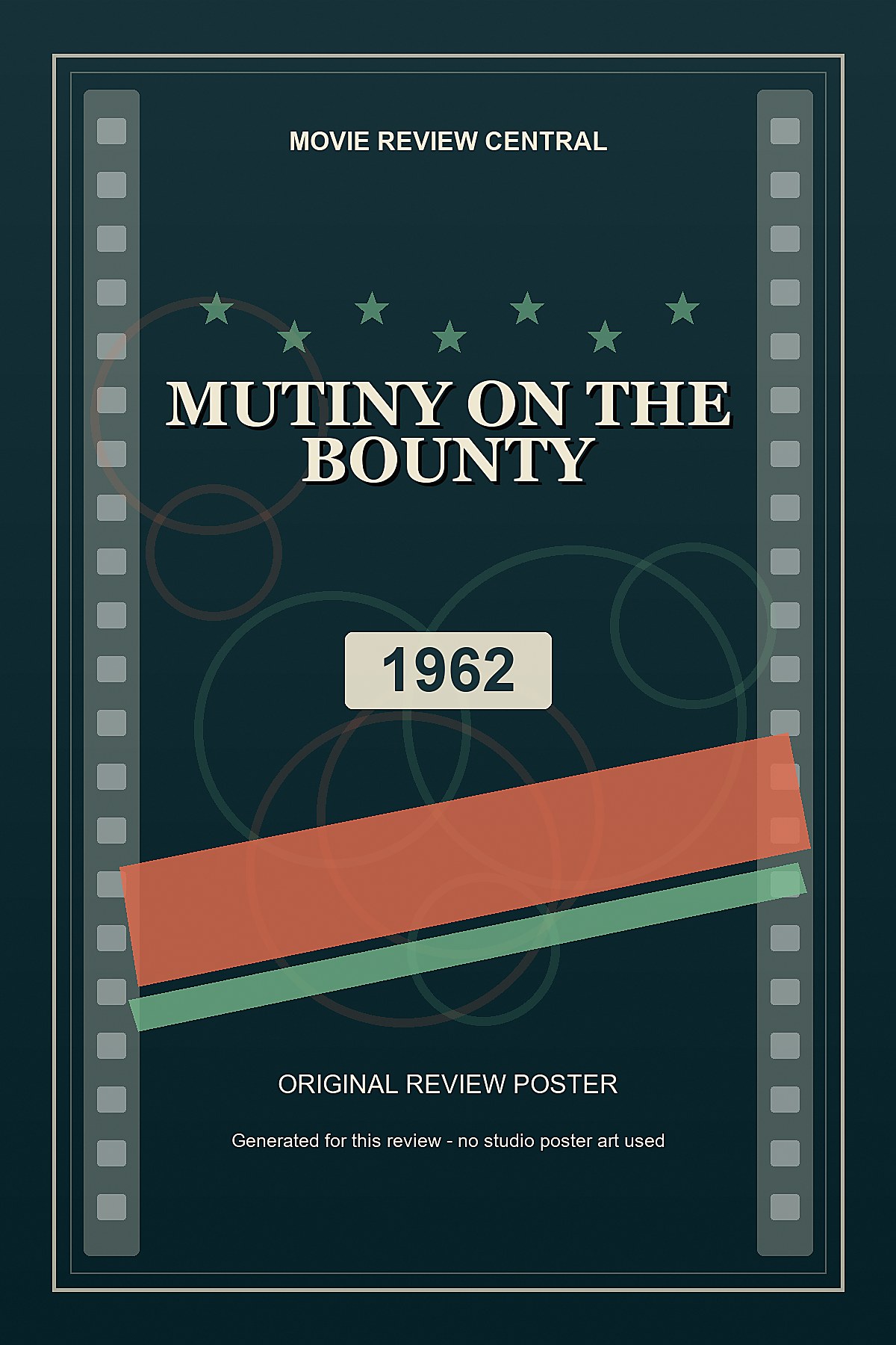 Mutiny on the Bounty (1962) - original review poster