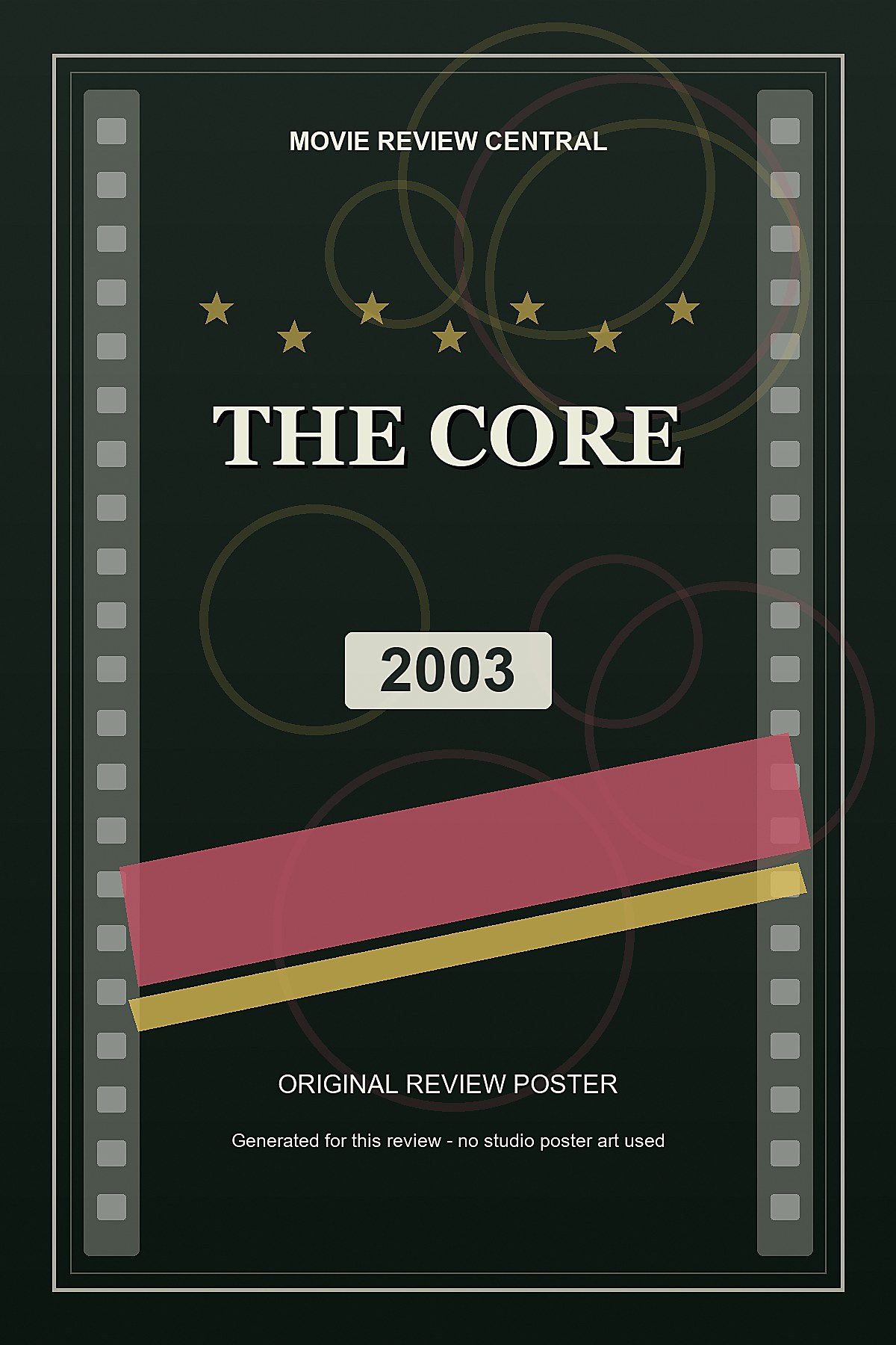 The Core (2003) - original review poster The Core (2003) - original review poster