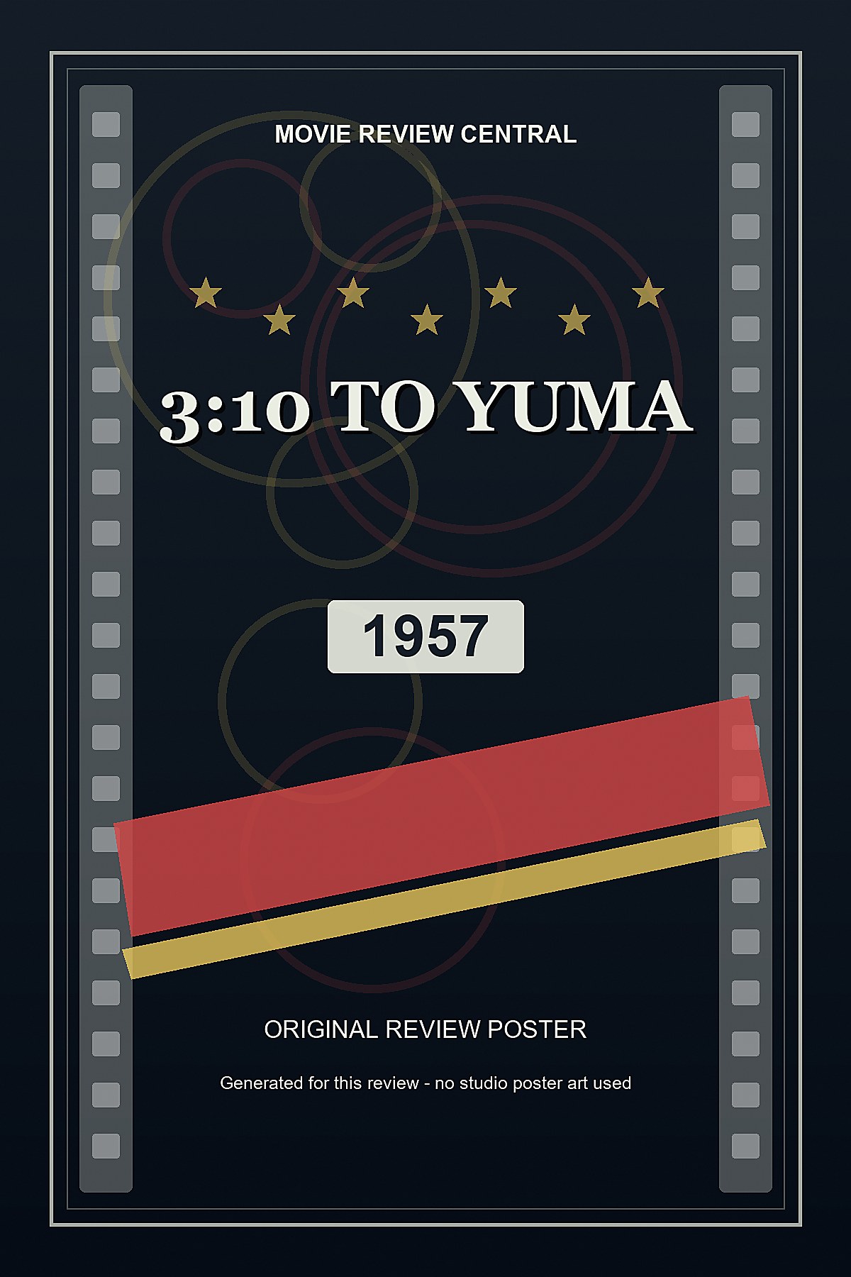 3:10 to Yuma (1957) - original review poster 3:10 to Yuma (1957) - original review poster