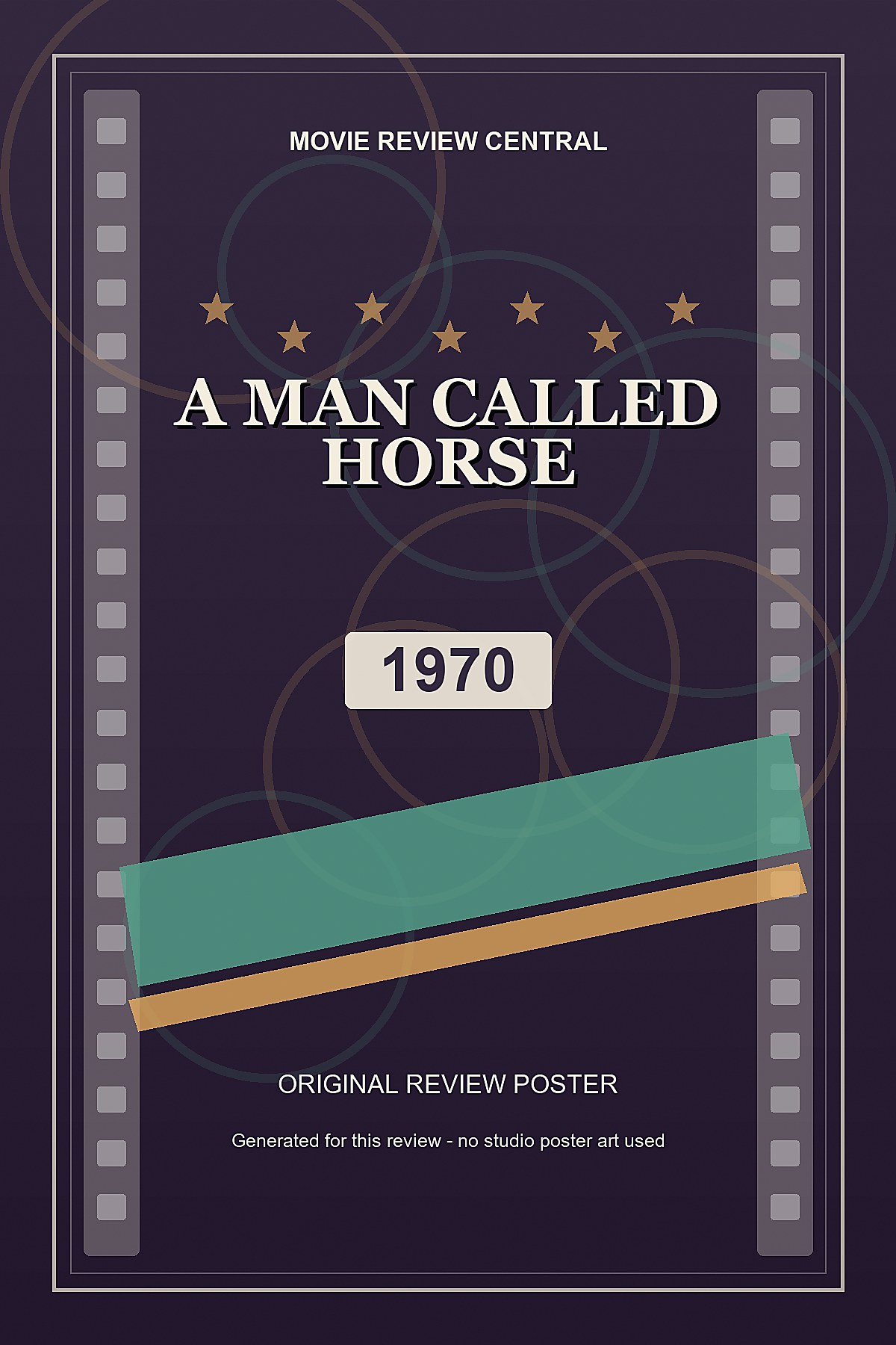 A Man Called Horse (1970) - original review poster A Man Called Horse (1970) - original review poster