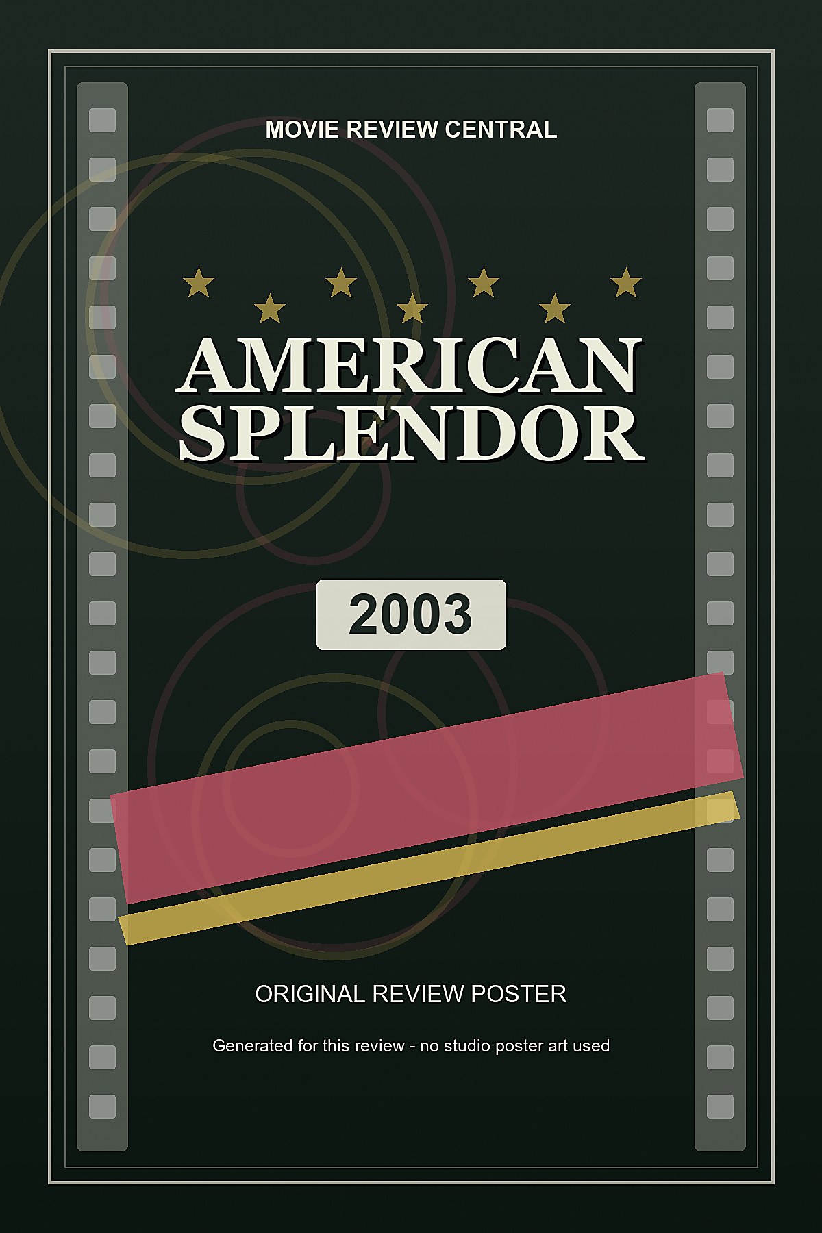 American Splendor (2003) - original review poster American Splendor (2003) - original review poster