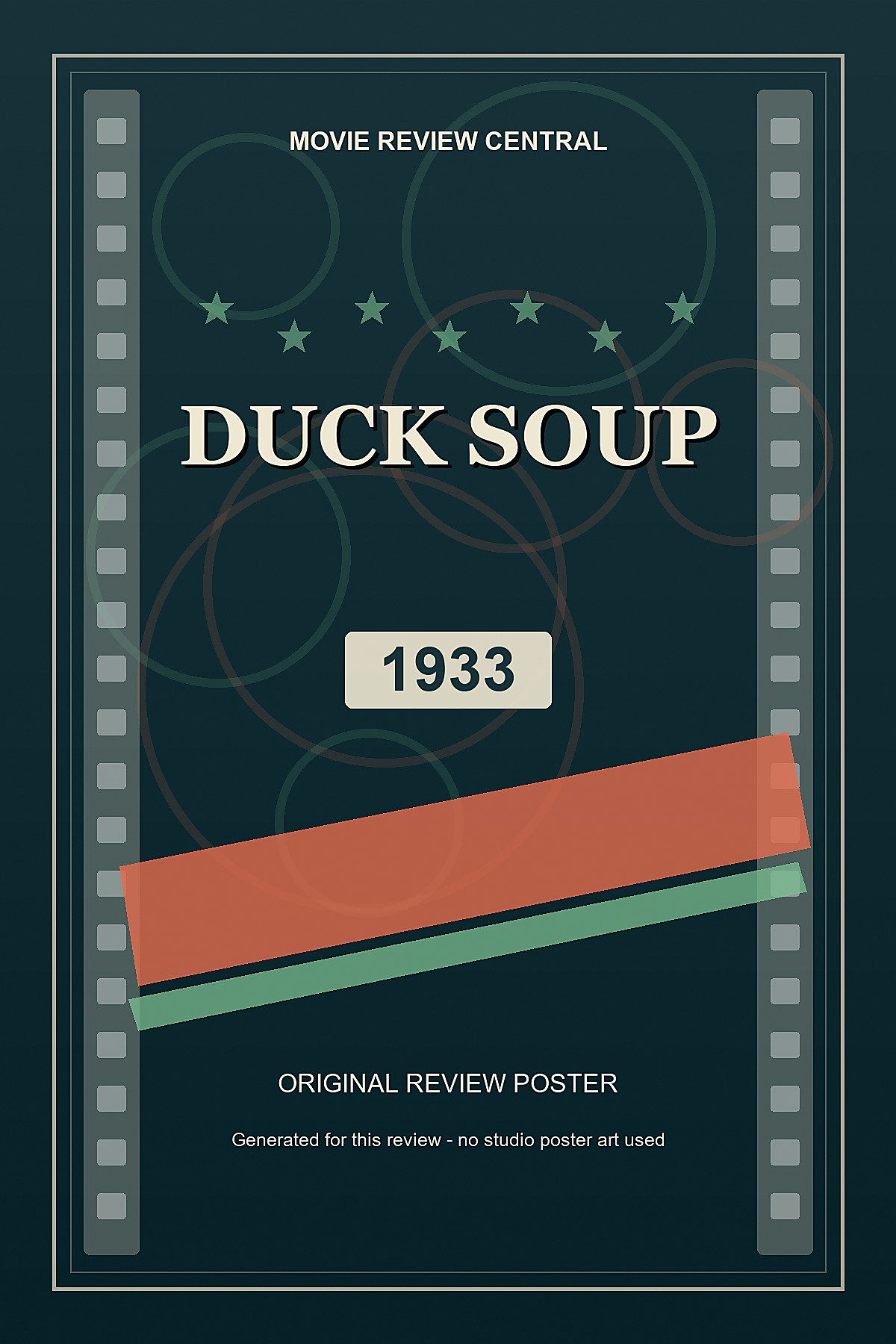 Duck Soup (1933) - original review poster Duck Soup (1933) - original review poster