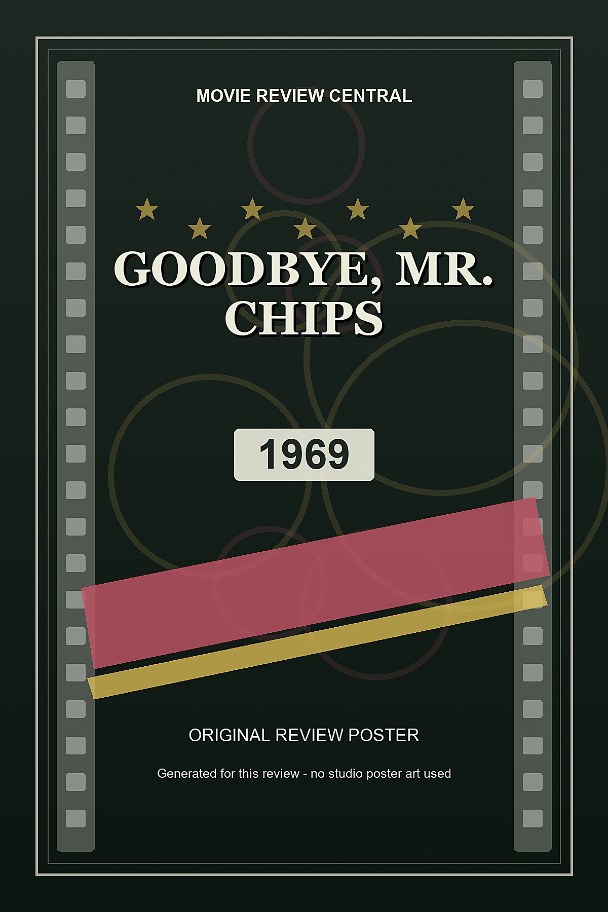 Goodbye, Mr. Chips (1969) - original review poster Goodbye, Mr. Chips (1969) - original review poster