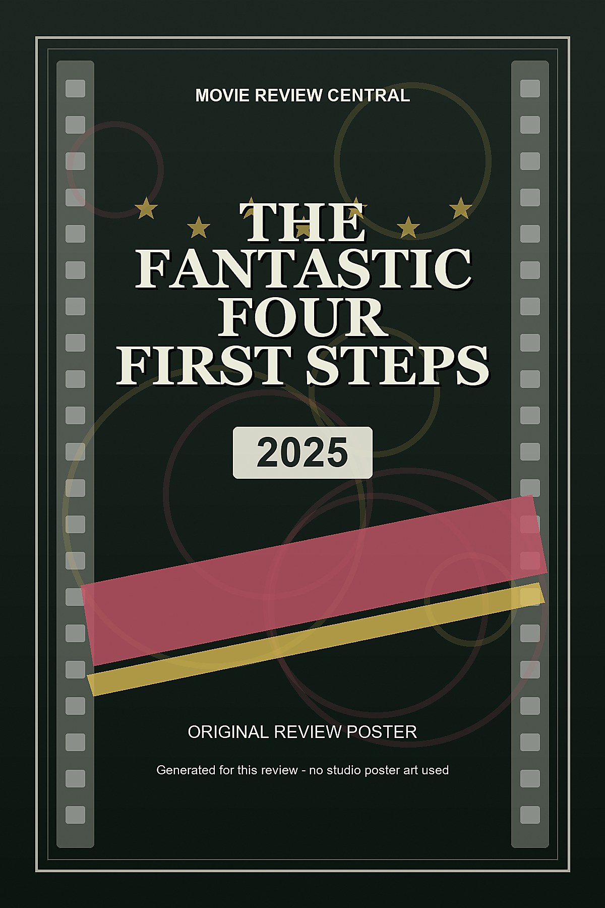 The Fantastic Four: First Steps (2025) - original review poster The Fantastic Four: First Steps (2025) - original review poster