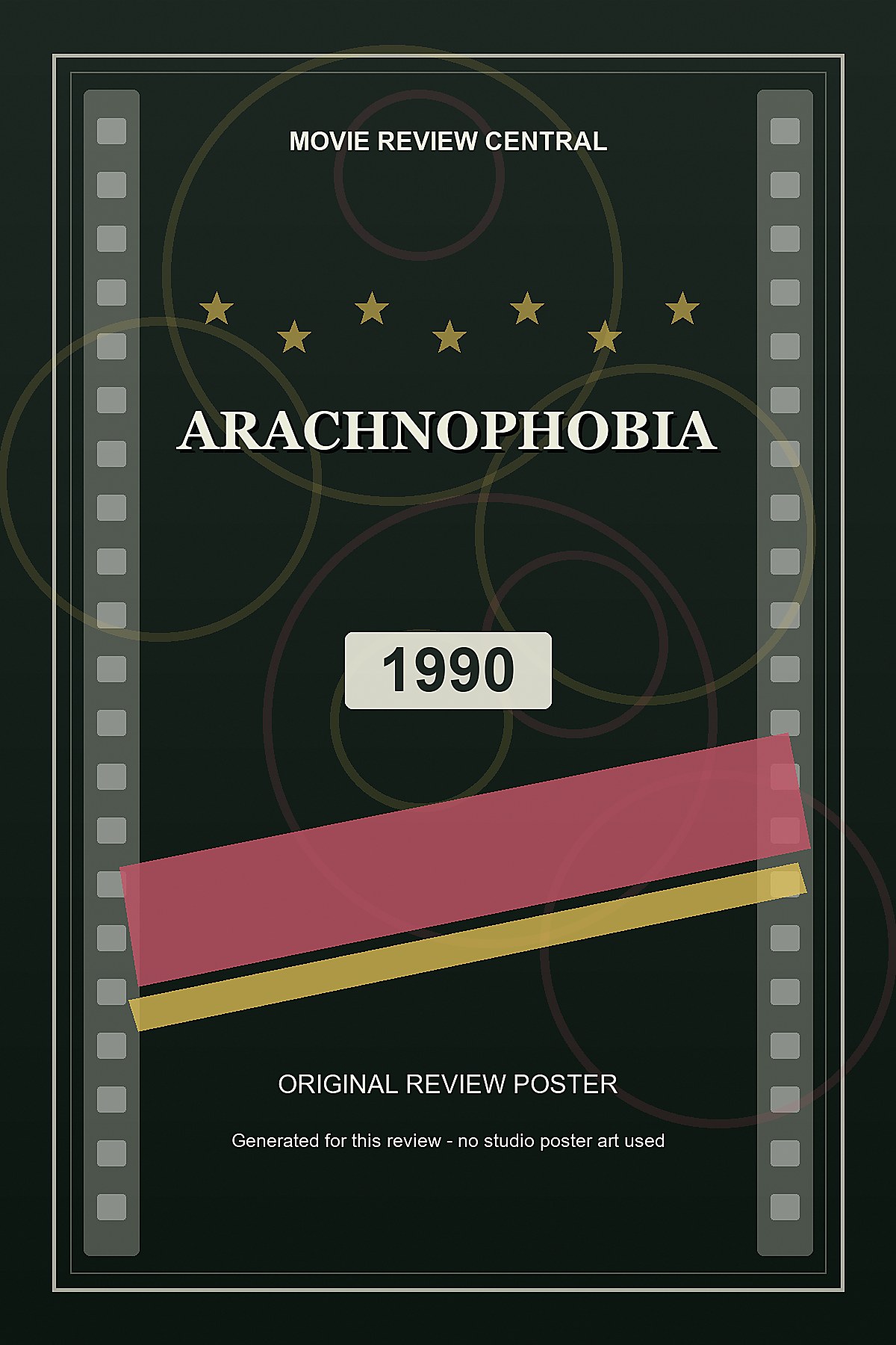 Arachnophobia (1990) - original review poster Arachnophobia (1990) - original review poster