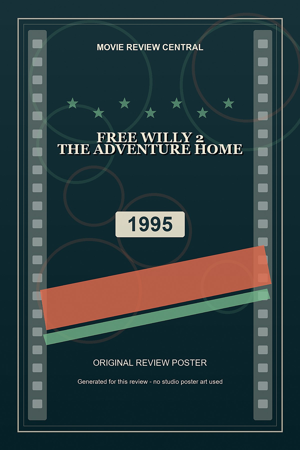 Free Willy 2: The Adventure Home (1995) - original review poster Free Willy 2: The Adventure Home (1995) - original review poster