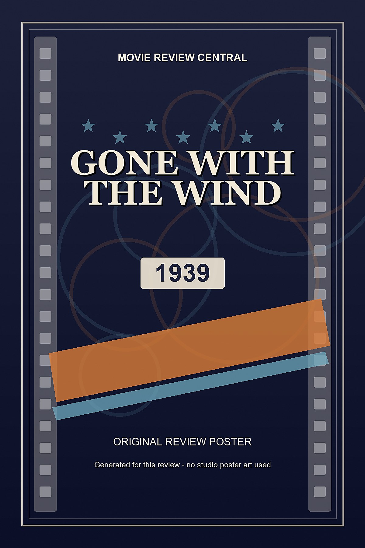 Gone with the Wind (1939) - original review poster