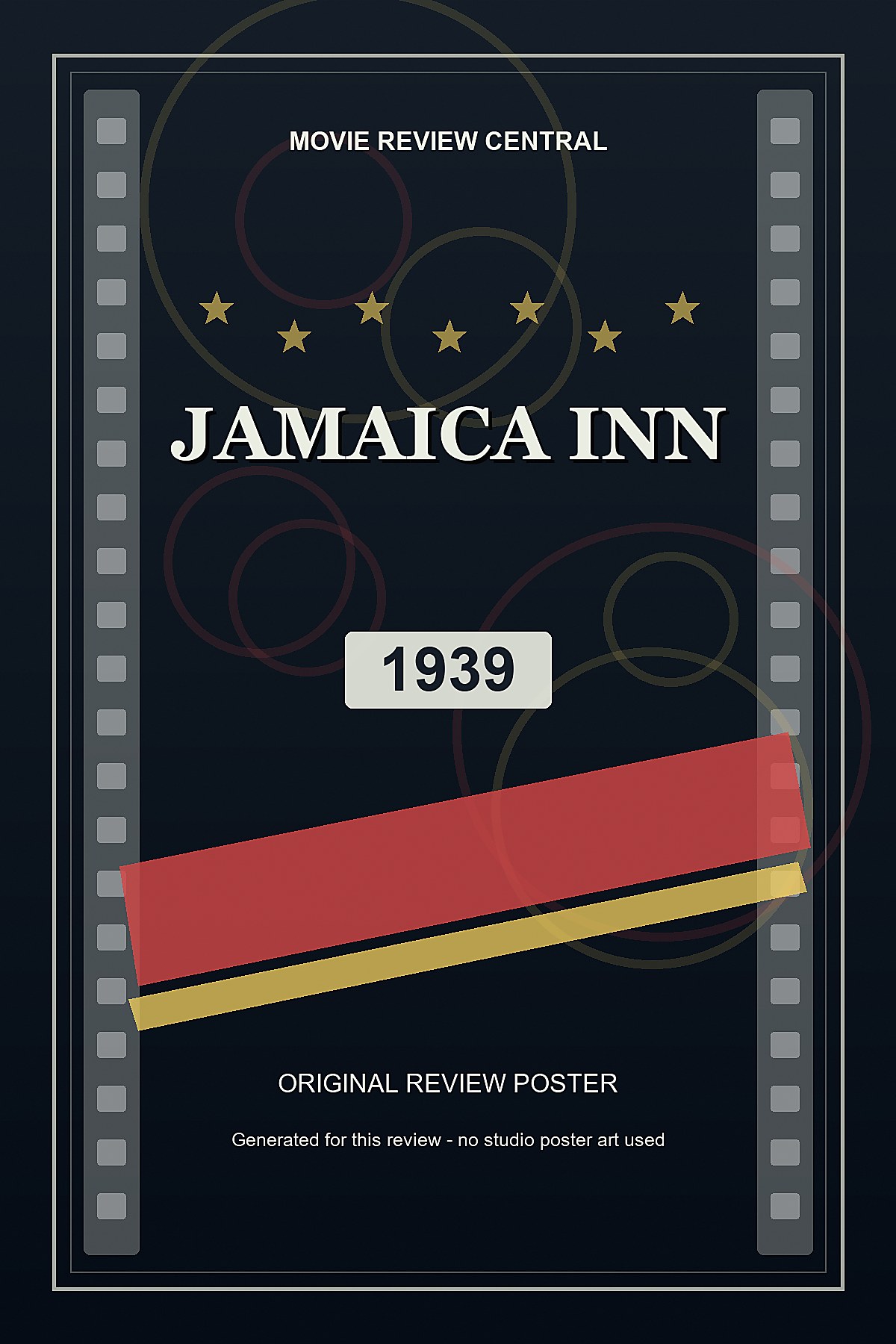 Jamaica Inn (1939) - original review poster Jamaica Inn (1939) - original review poster
