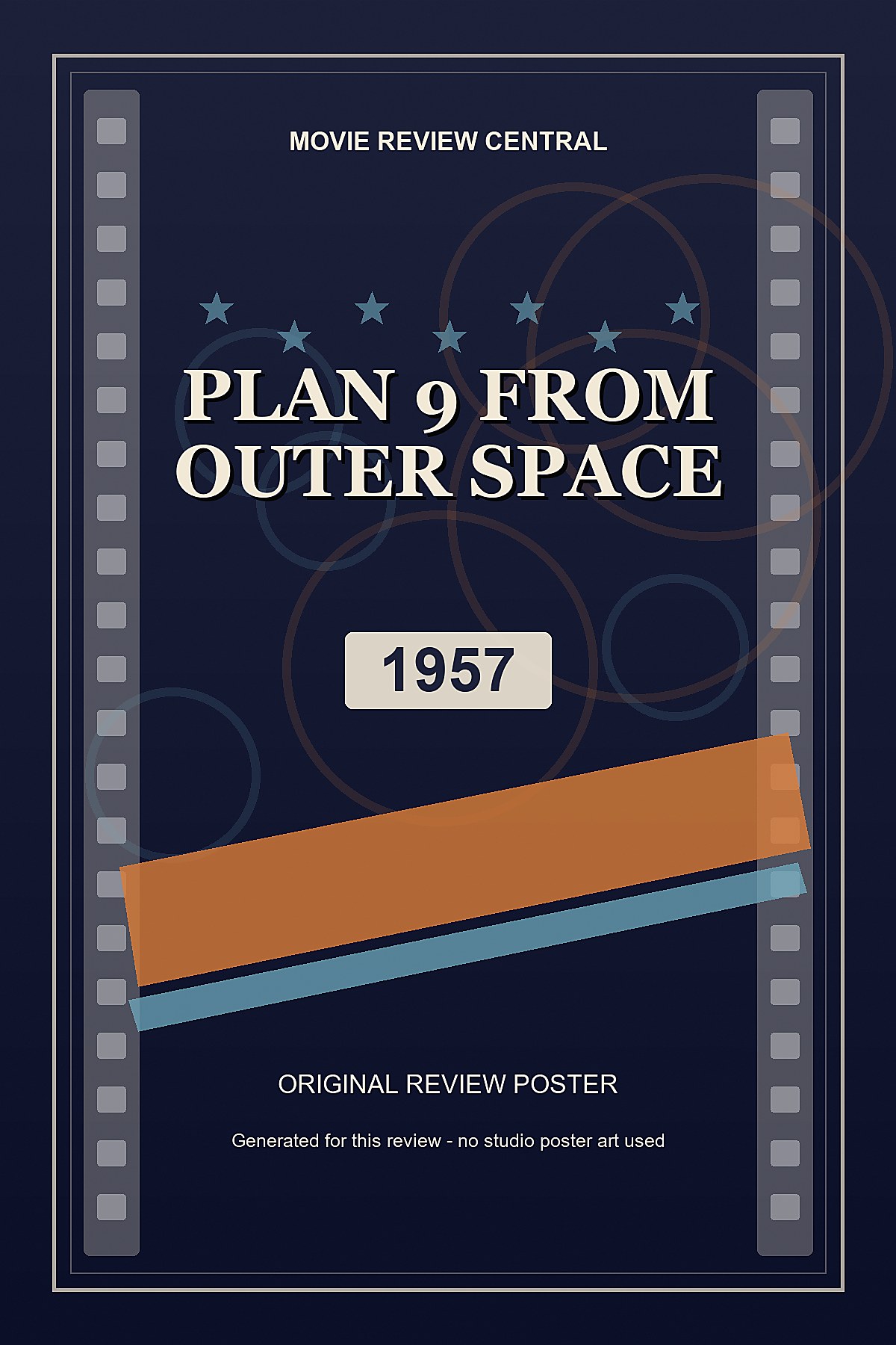 Plan 9 from Outer Space (1957) - original review poster Plan 9 from Outer Space (1957) - original review poster