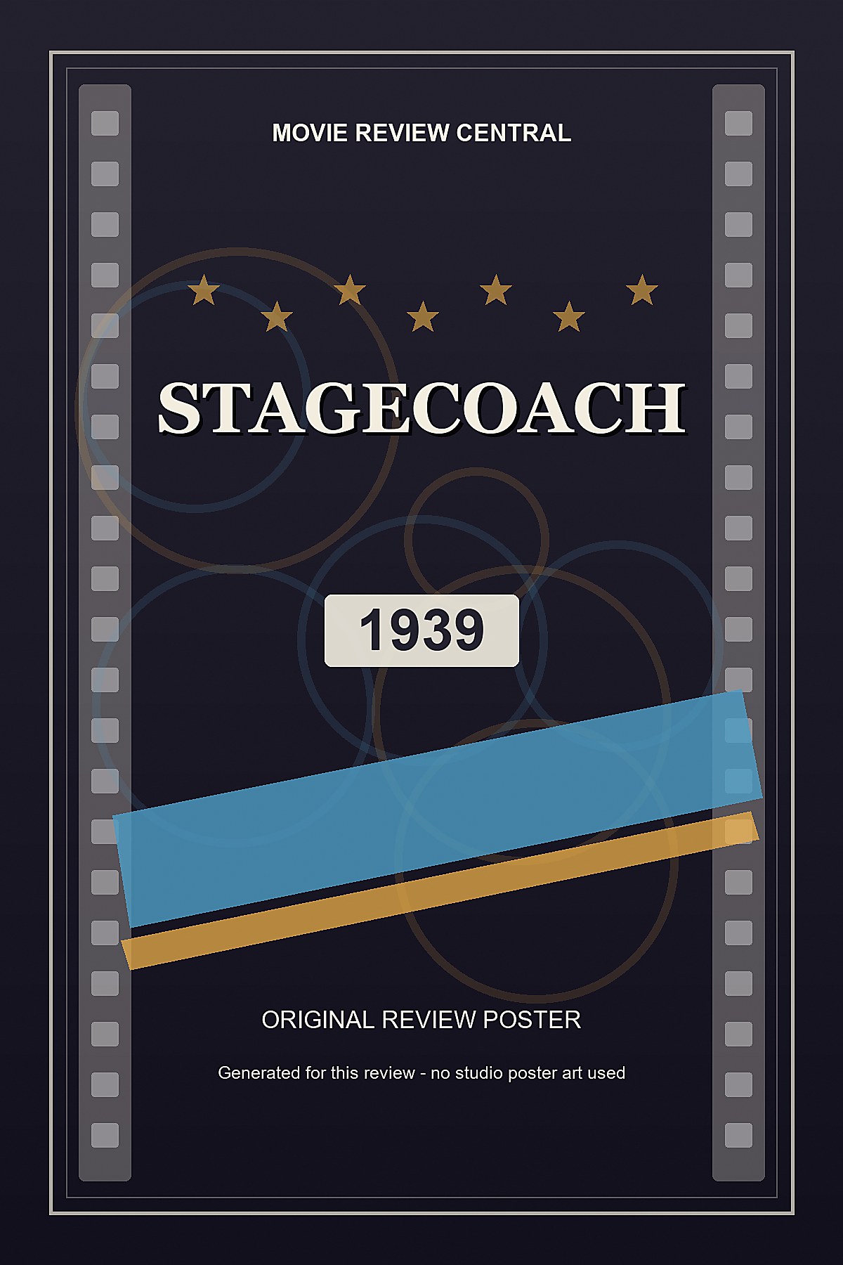 Stagecoach (1939) - original review poster Stagecoach (1939) - original review poster