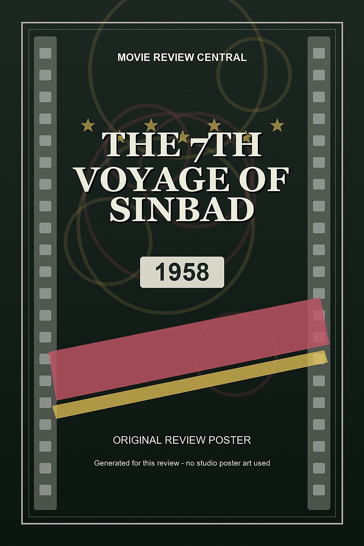 The 7th Voyage of Sinbad (1958) - original review poster The 7th Voyage of Sinbad (1958) - original review poster