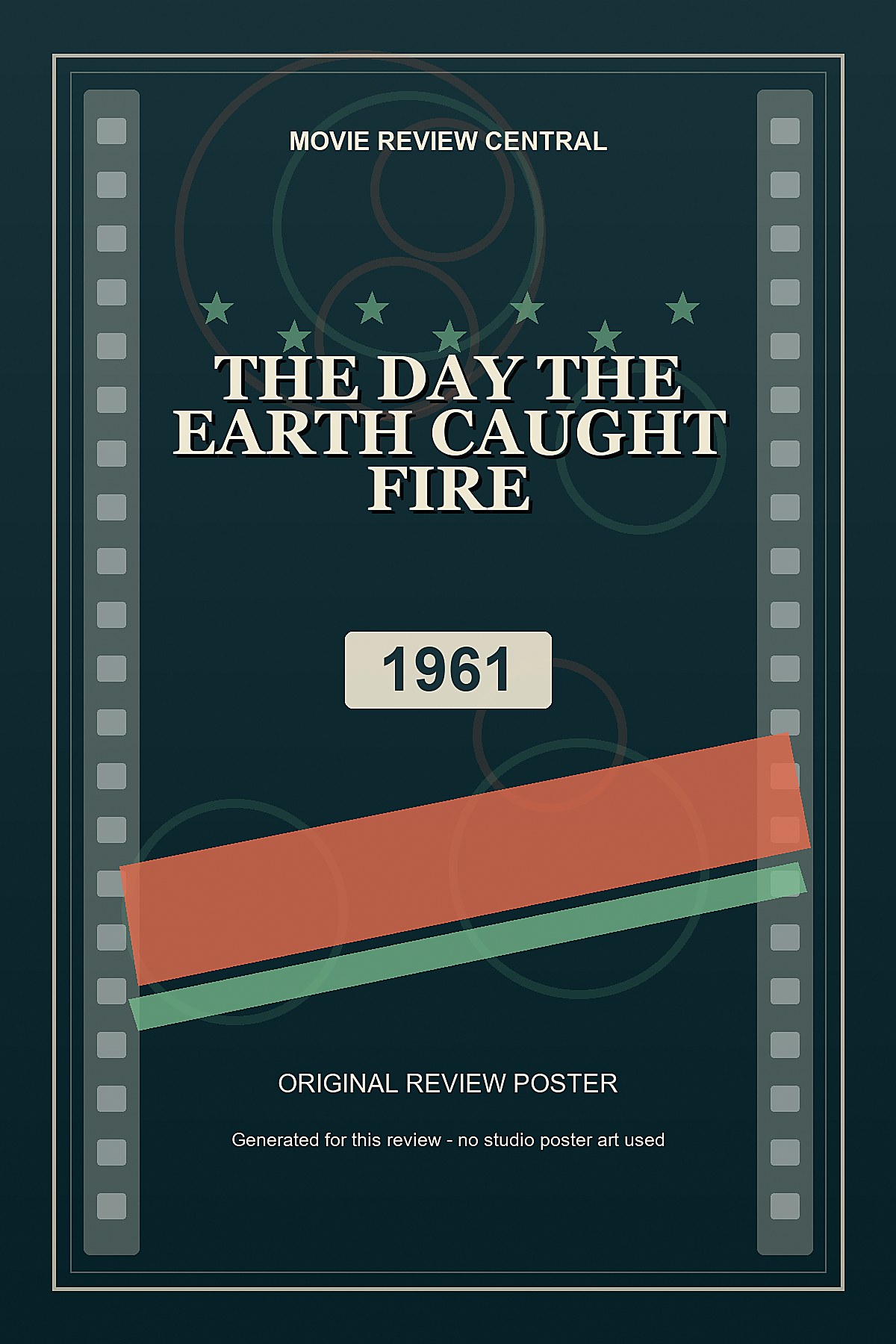 The Day the Earth Caught Fire (1961) - original review poster The Day the Earth Caught Fire (1961) - original review poster