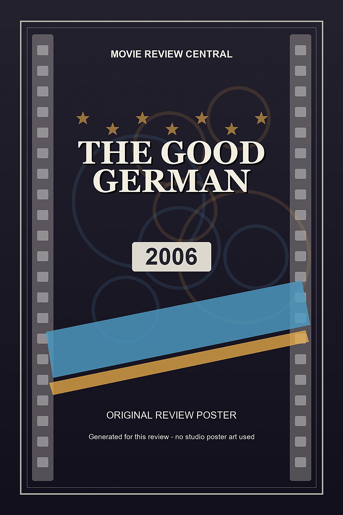 The Good German (2006) - original review poster The Good German (2006) - original review poster