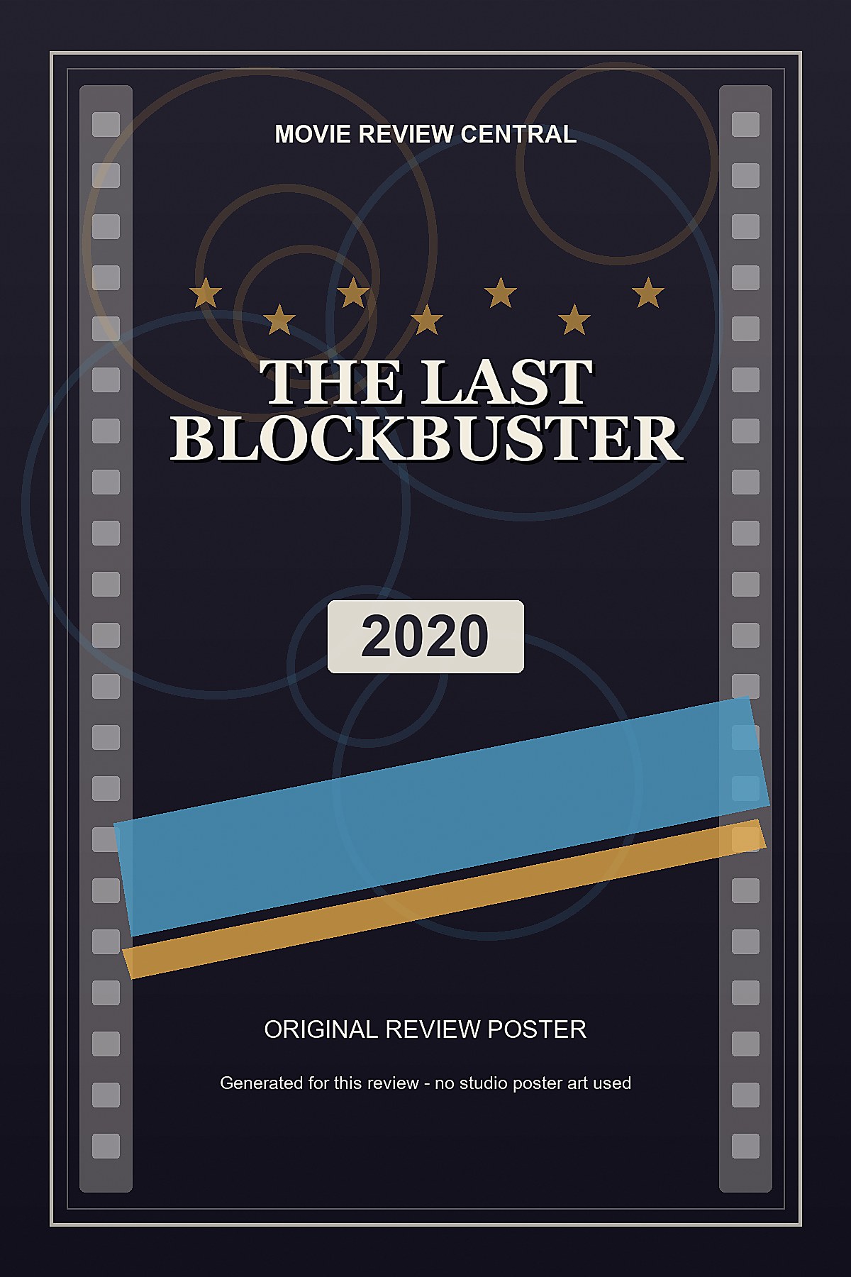 The Last Blockbuster (2020) - original review poster The Last Blockbuster (2020) - original review poster